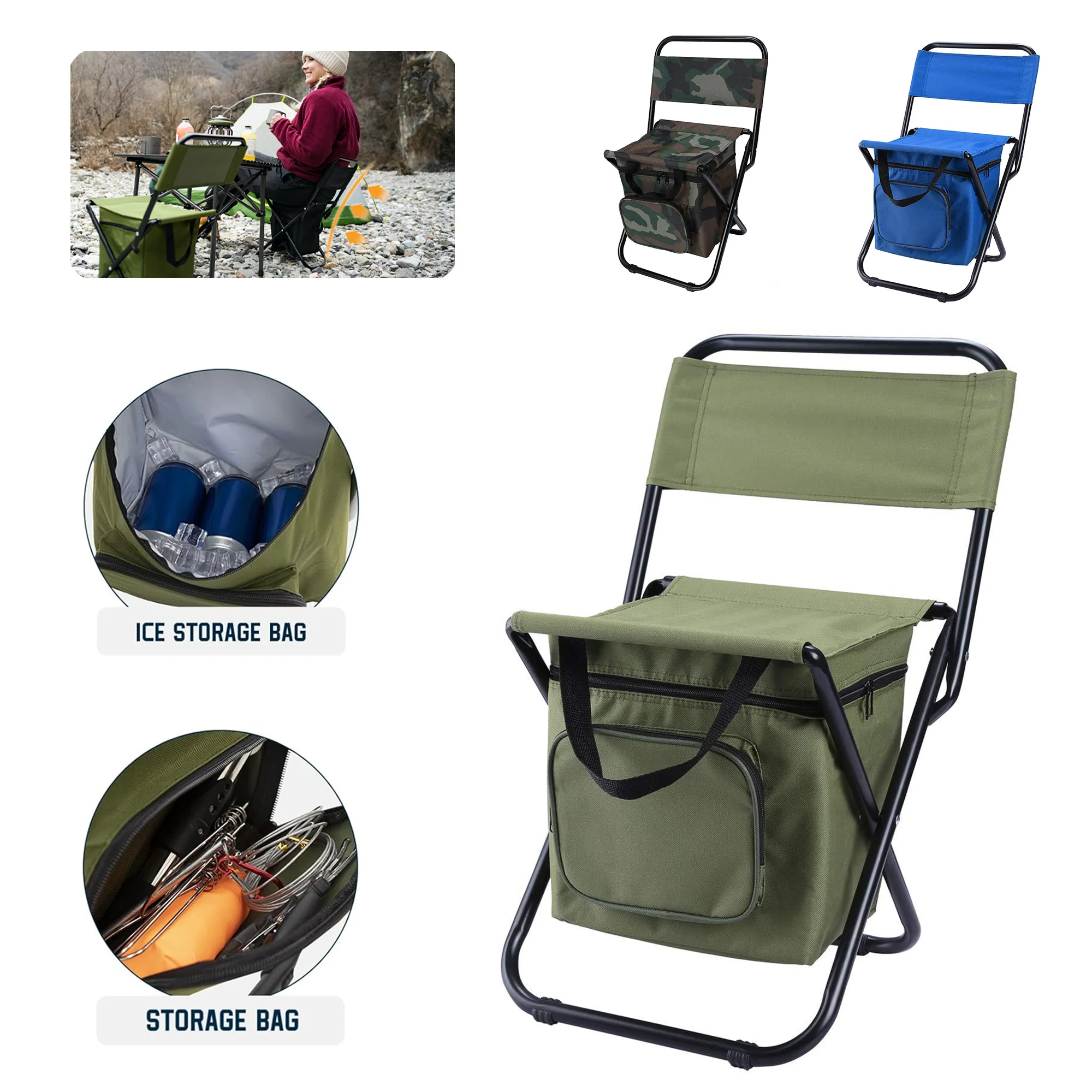 3-in-1 Outdoor Folding Chair