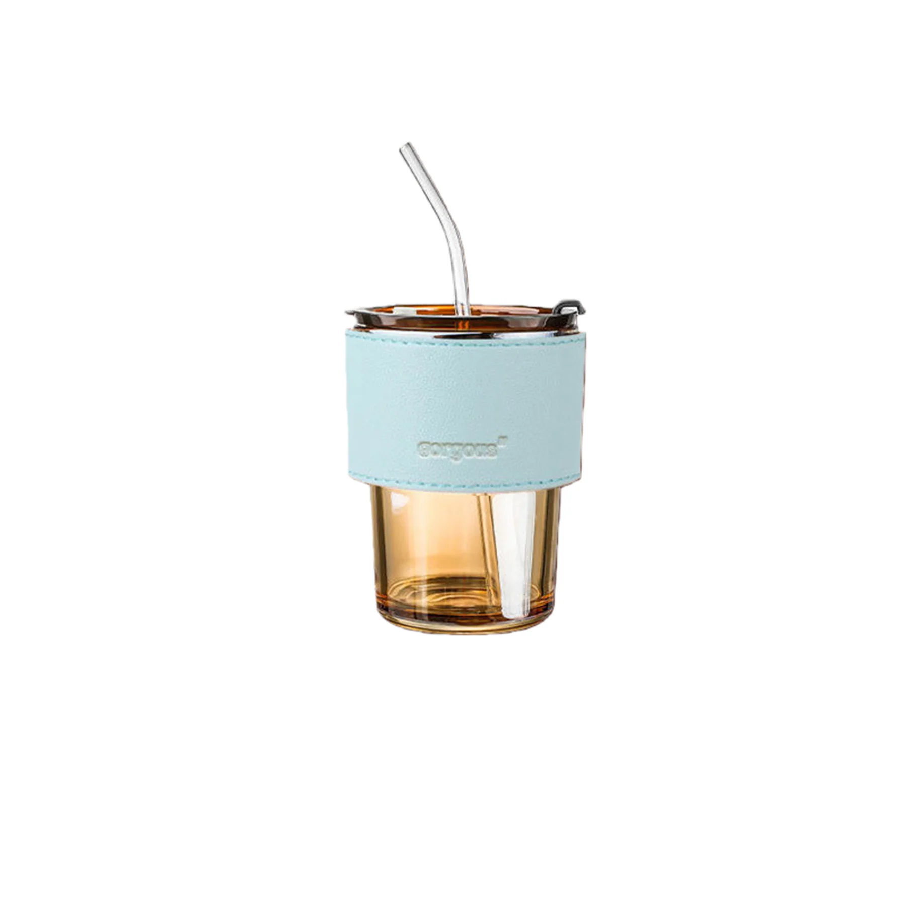 14-Oz Coffee Cup With Lid And Straw