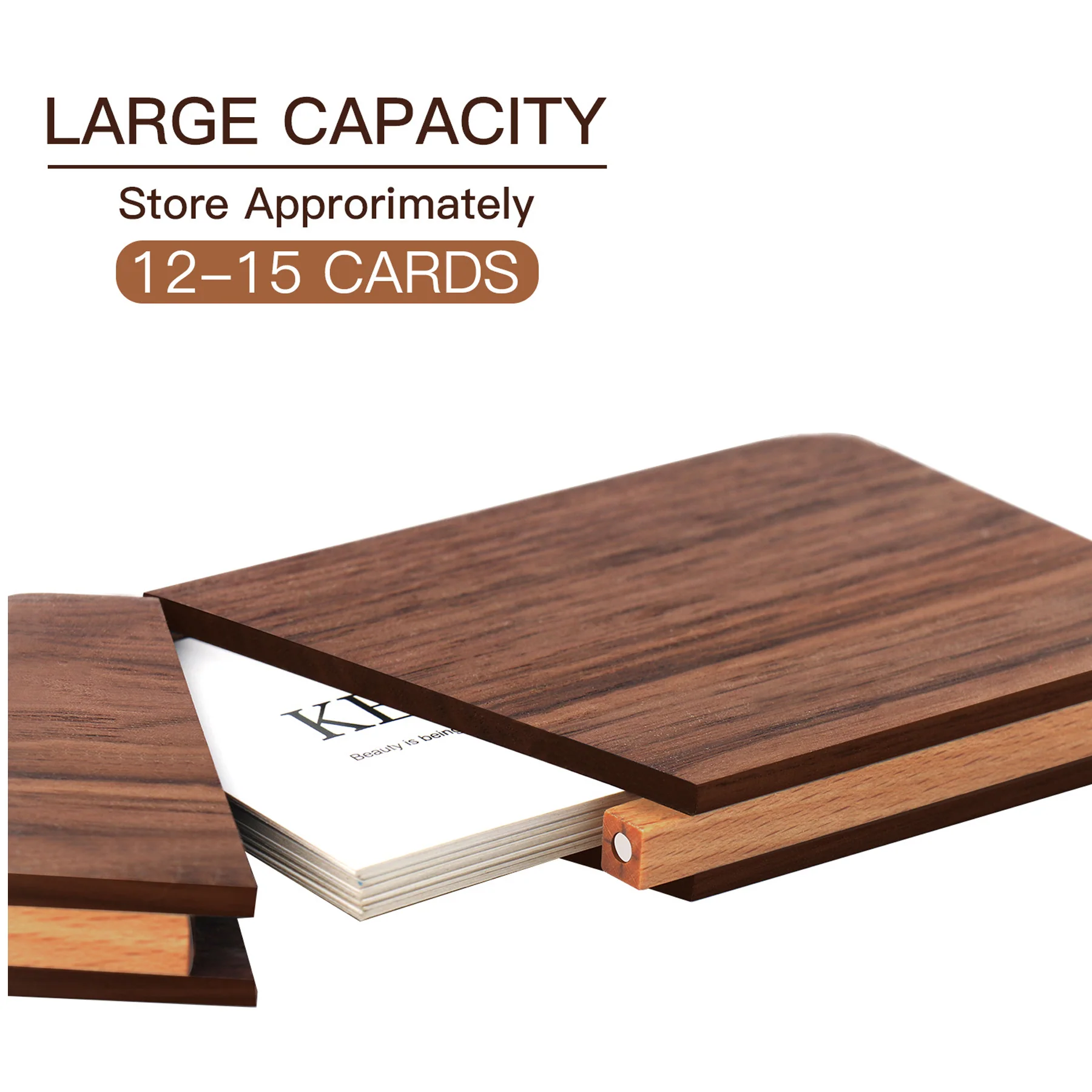 Wood Business Card Holder