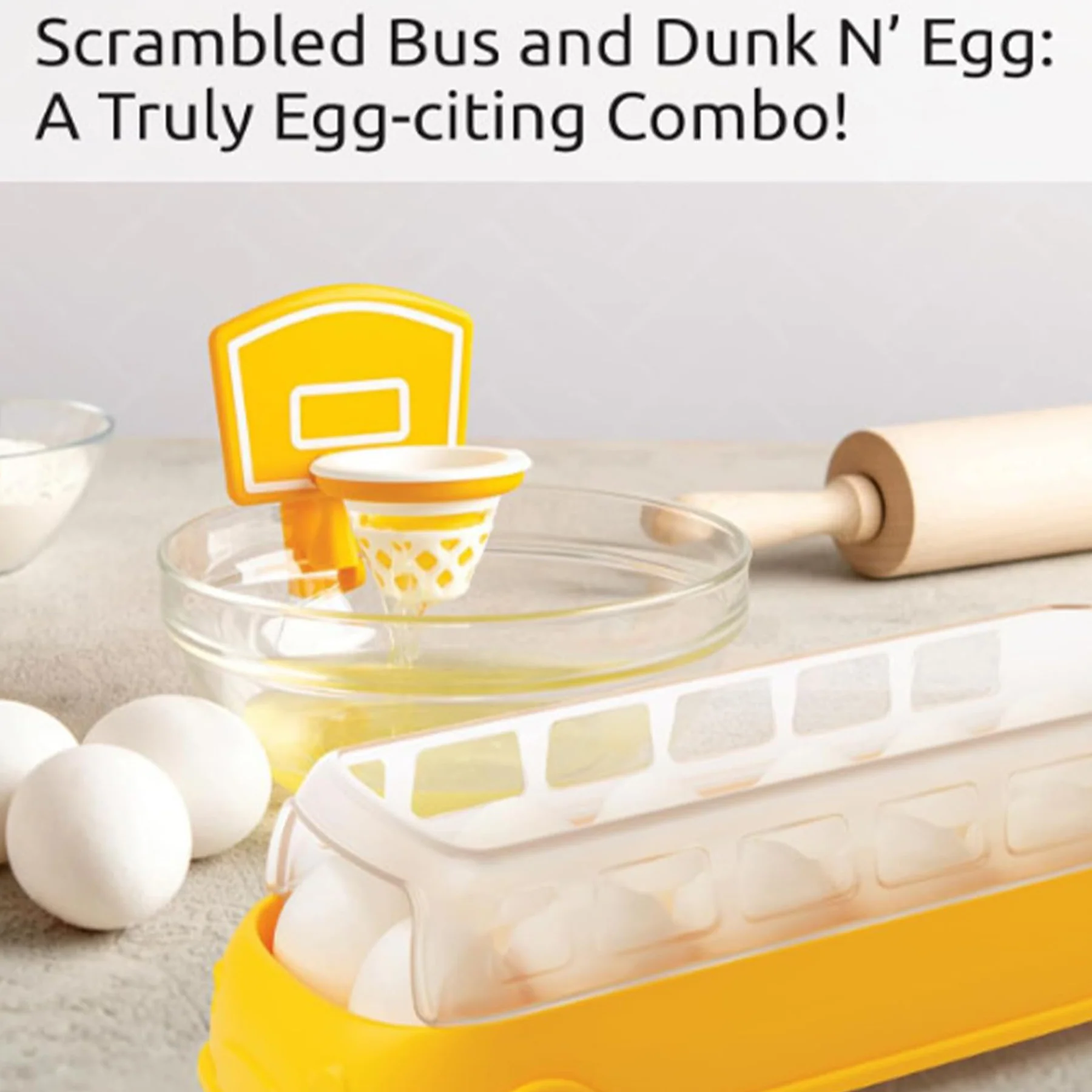 Basketball Hoop Egg Yolk Separator