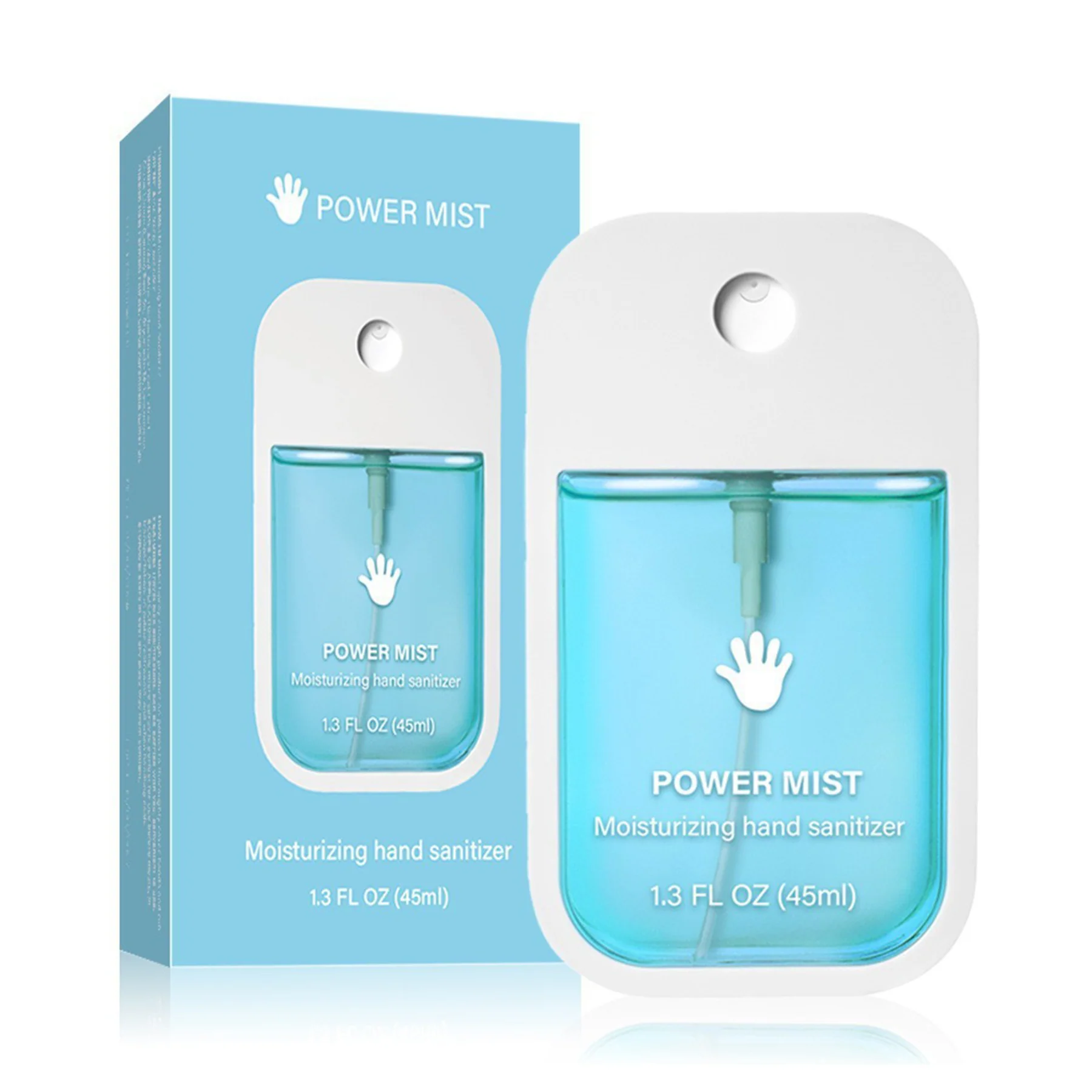 Power Mist Hydrating Hand Sanitizer Spray Travel Size 45ml