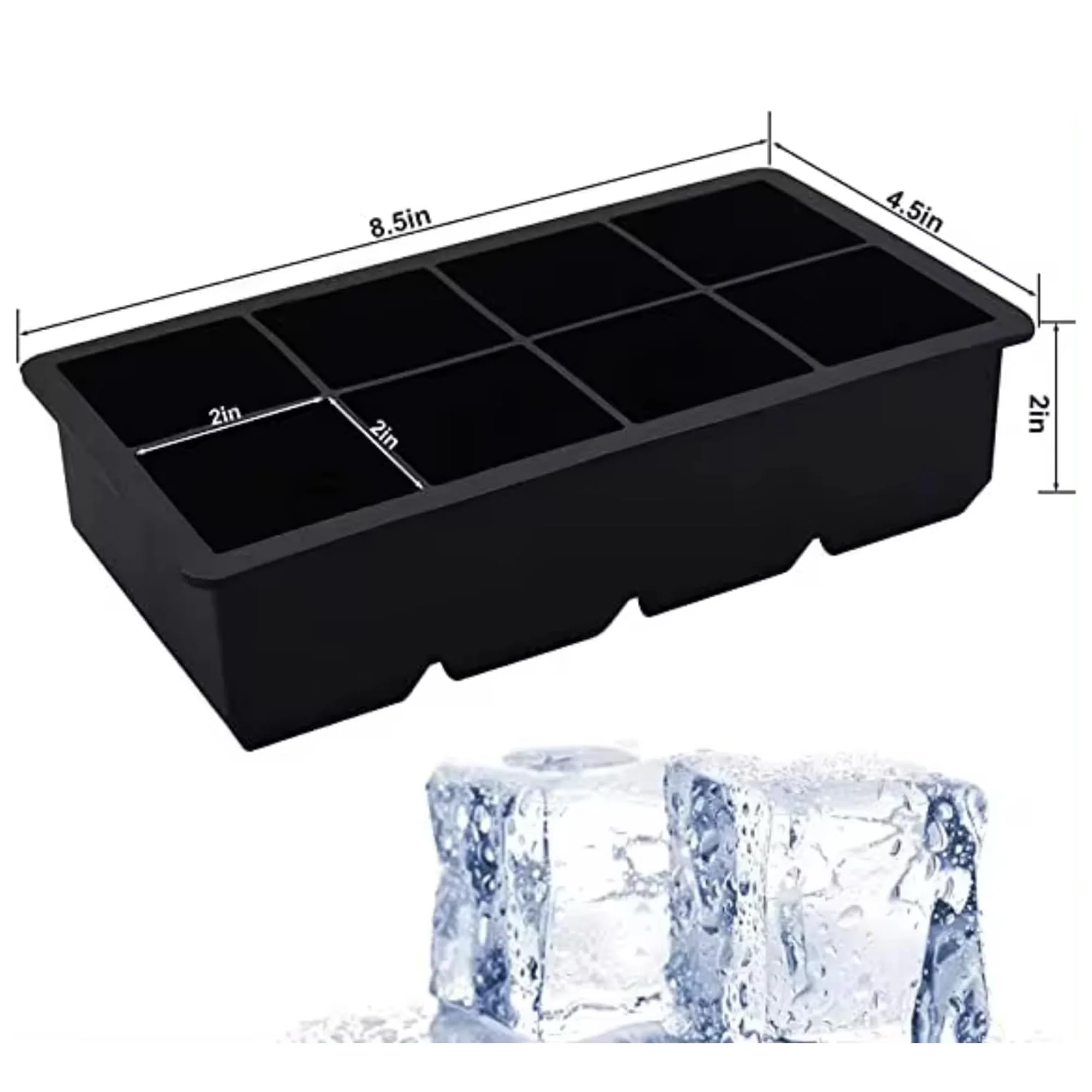 Silicone Square Ice Cube Trays