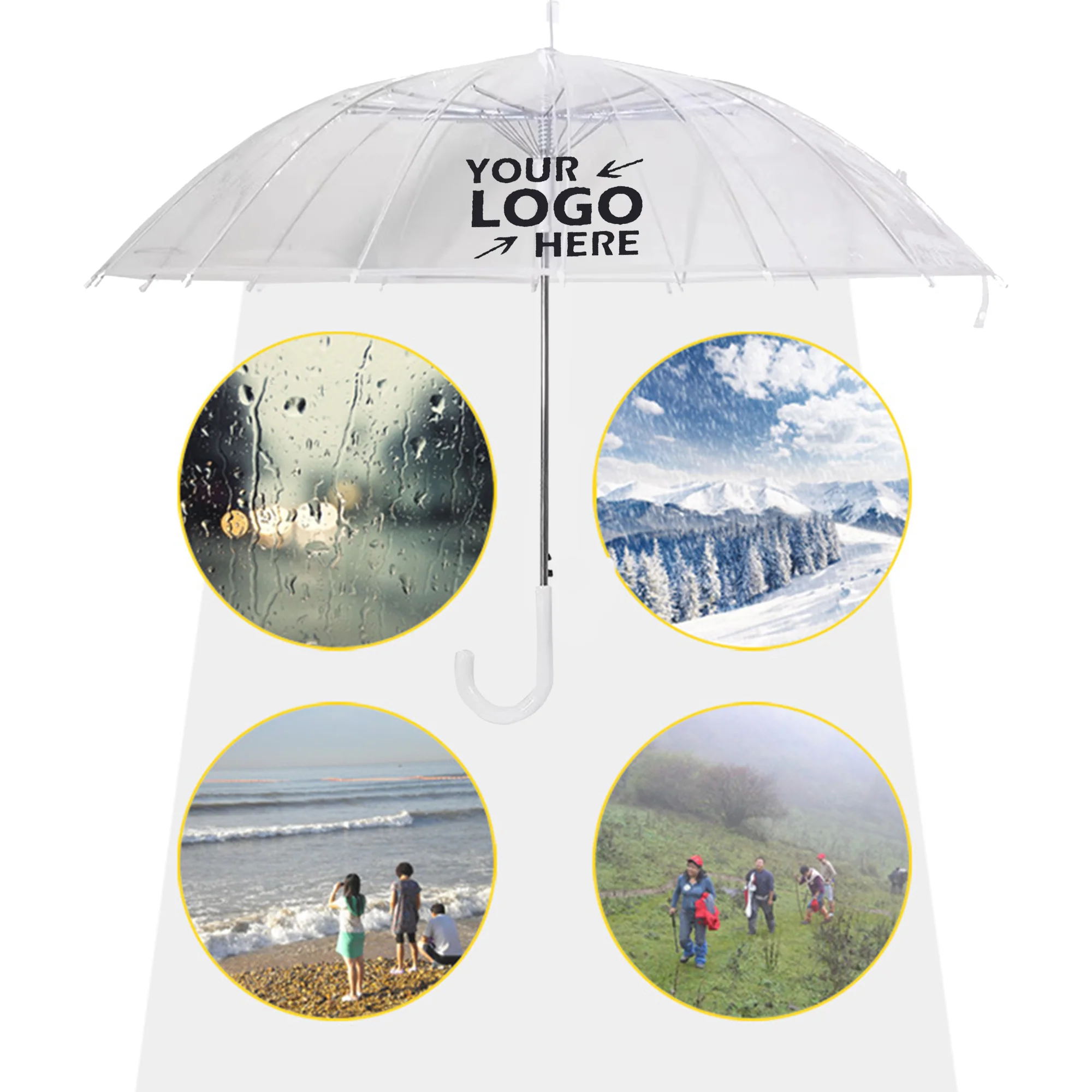 Pvc Transparent Umbrella