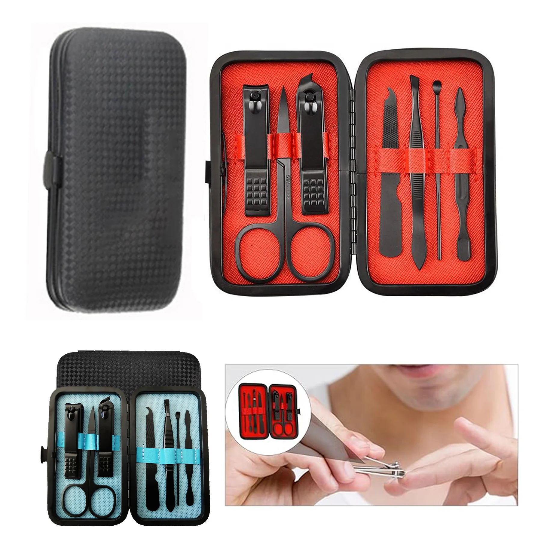 7 Pieces Stainless Steel Nail Care Set