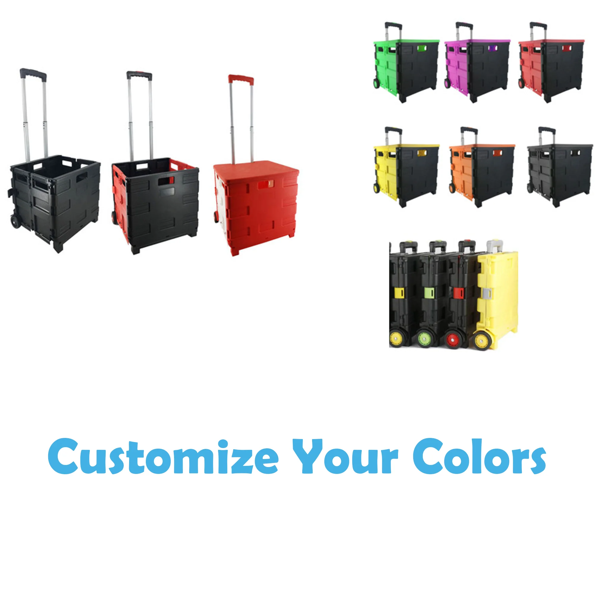 Foldable Portable Luggage Trolley
