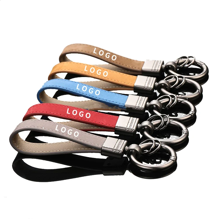 Leather Wristlet Keychain