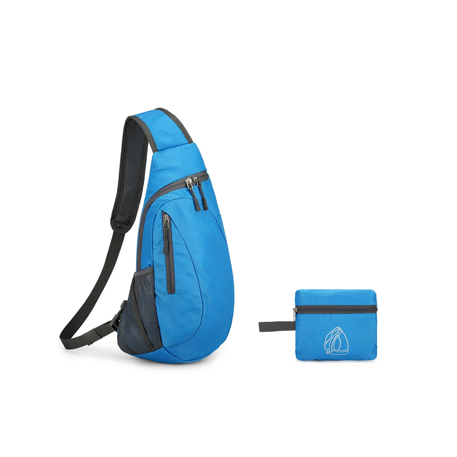 Foldable Crossbody Backpack
