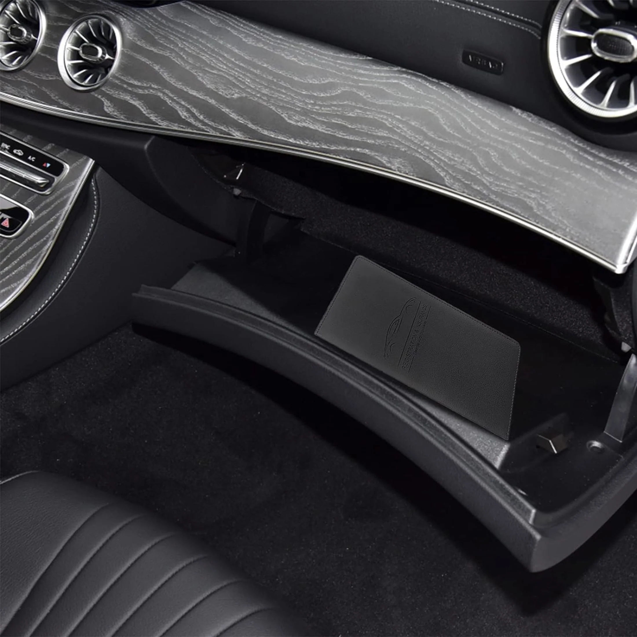 Leather Car Registration And Insurance Holder