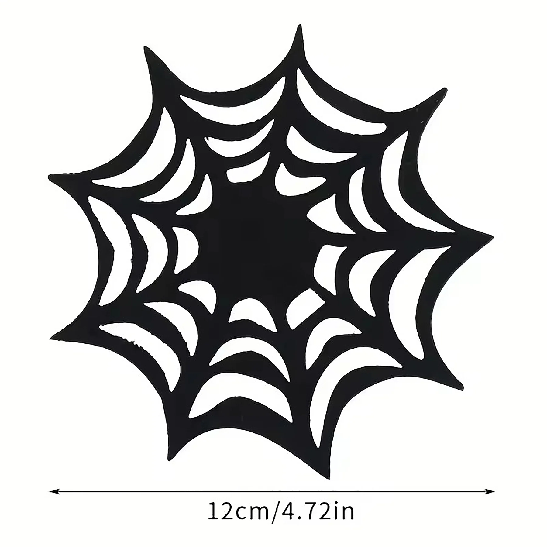 Felt Pumpkin Spider Web Coaster