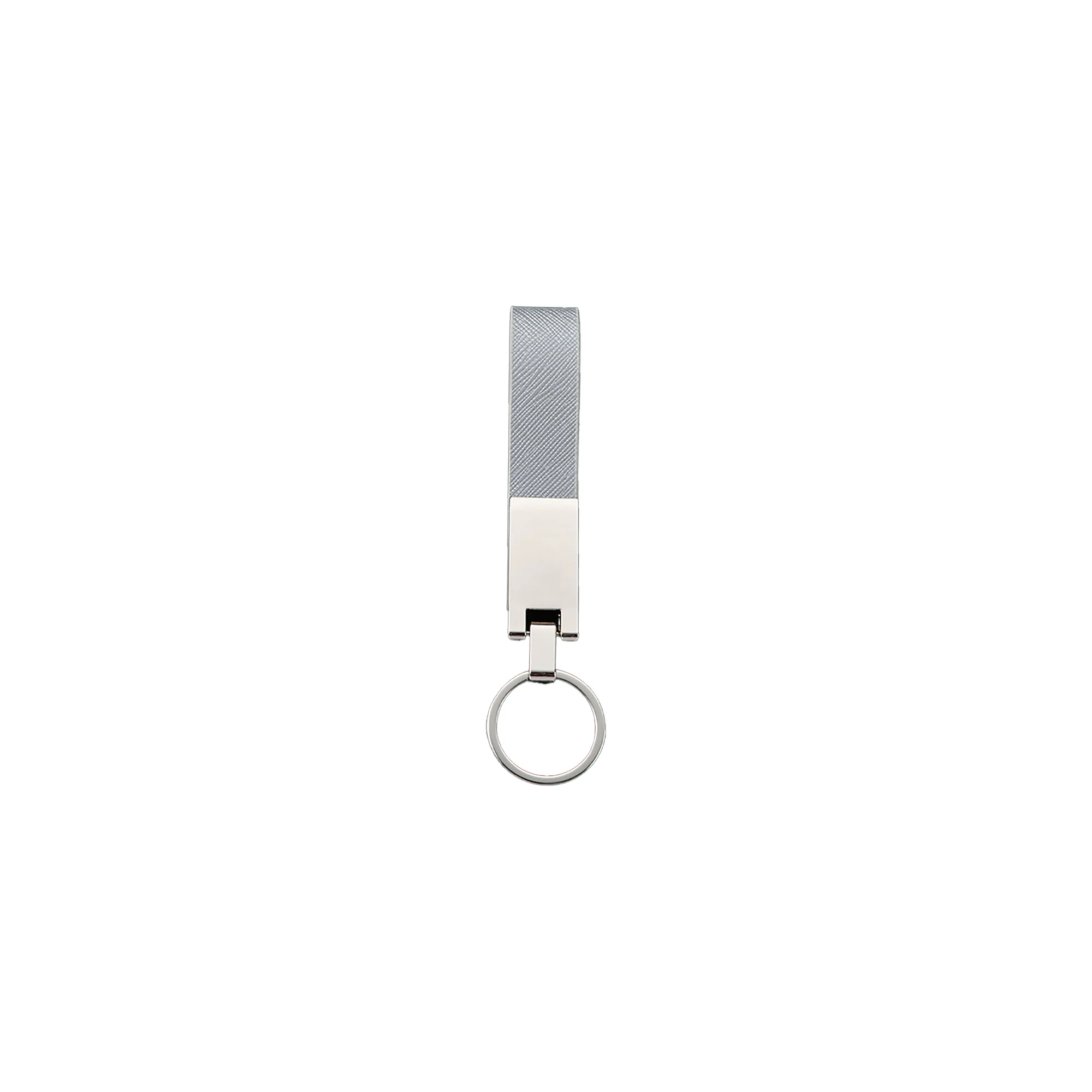 Colored Leather Metal Keychain