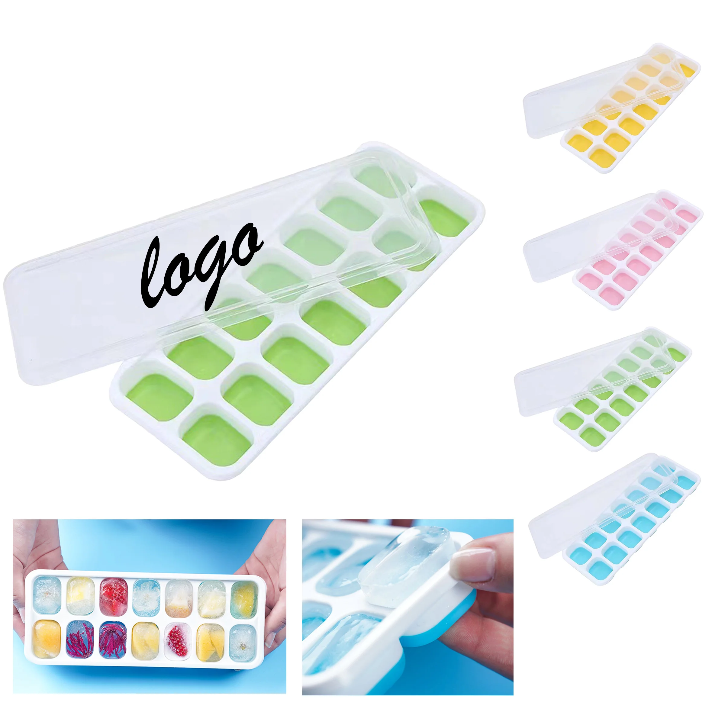 Flexible Silicone Ice Cube Tray