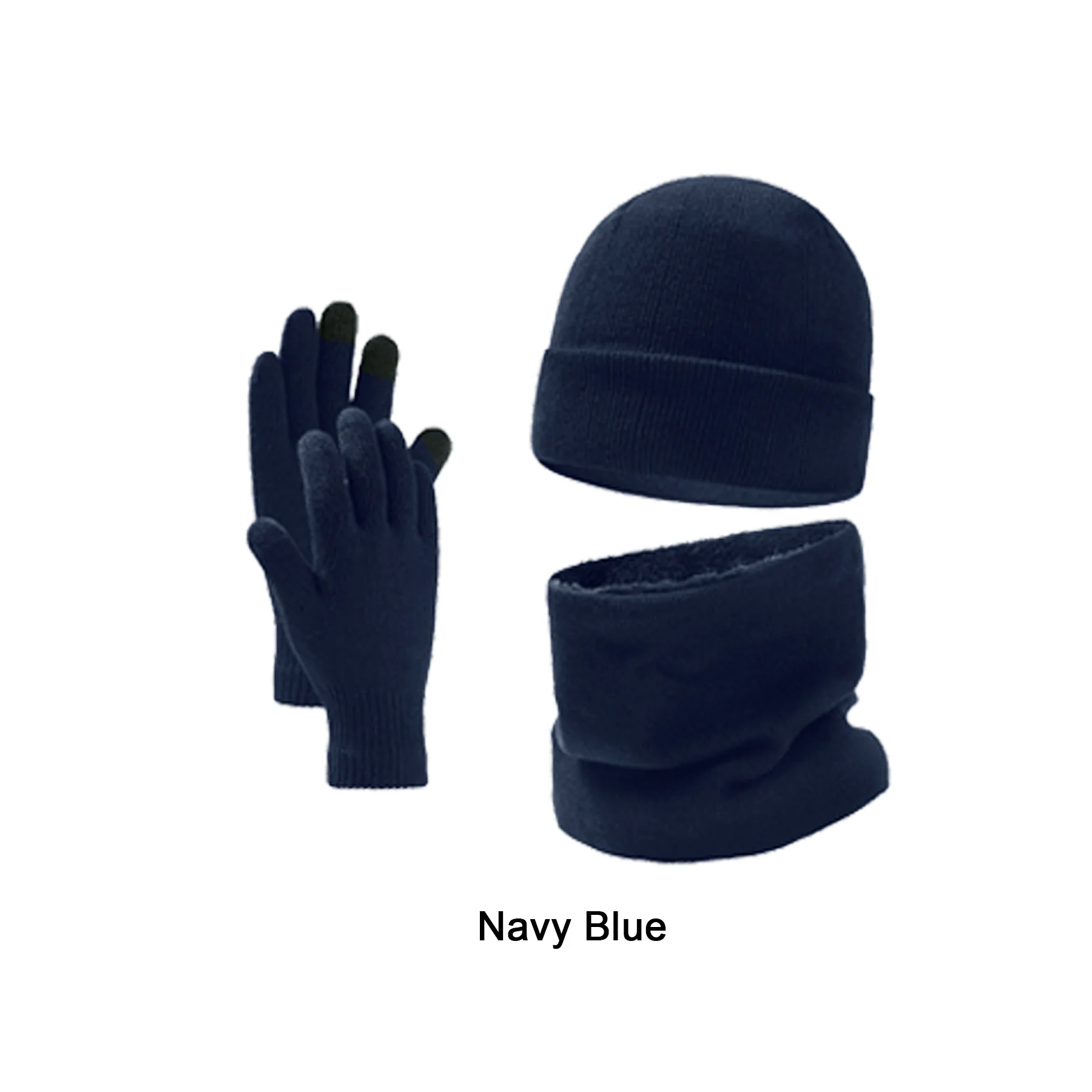 Winter Hat Scarf Gloves Set
