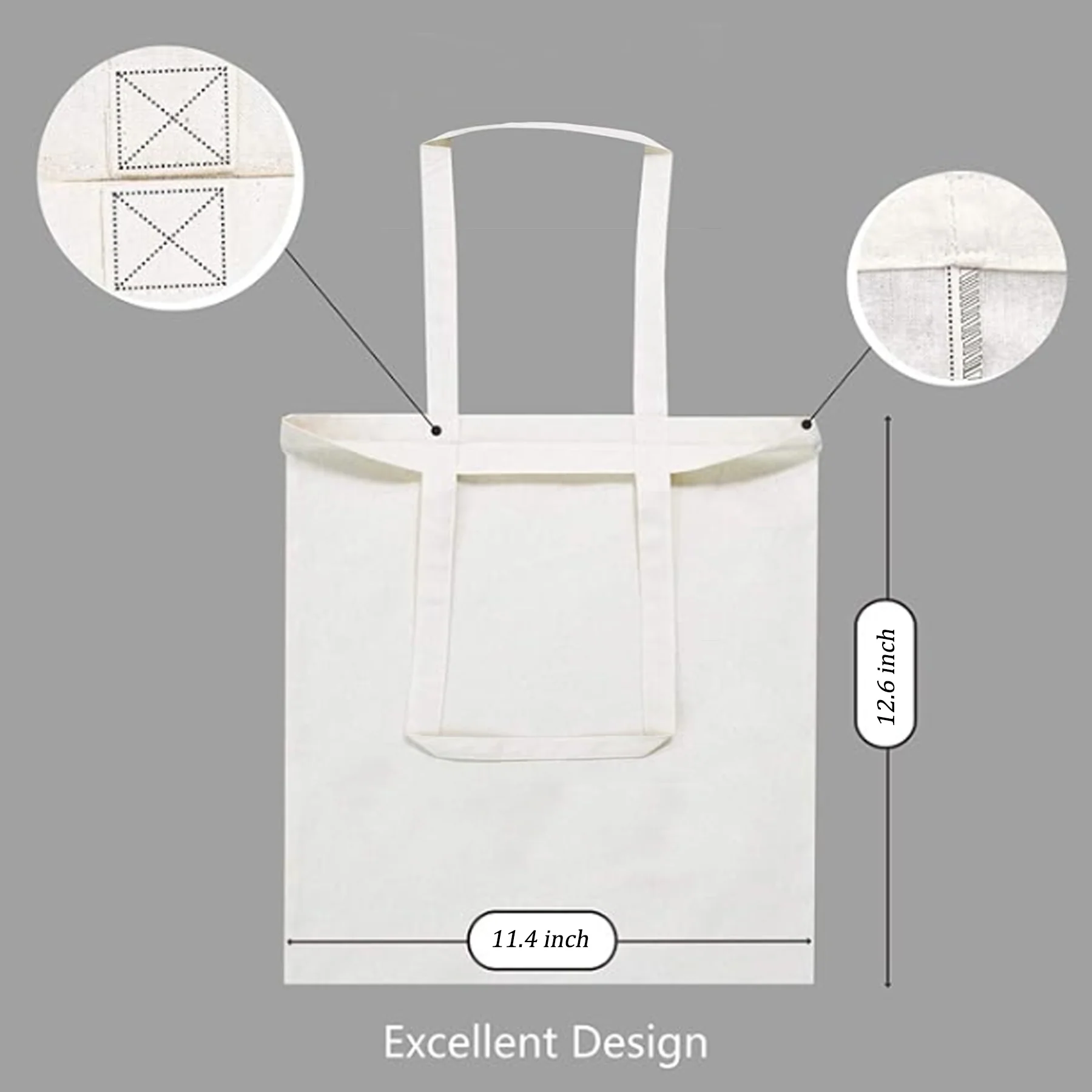 Cotton Canvas Tote Bag