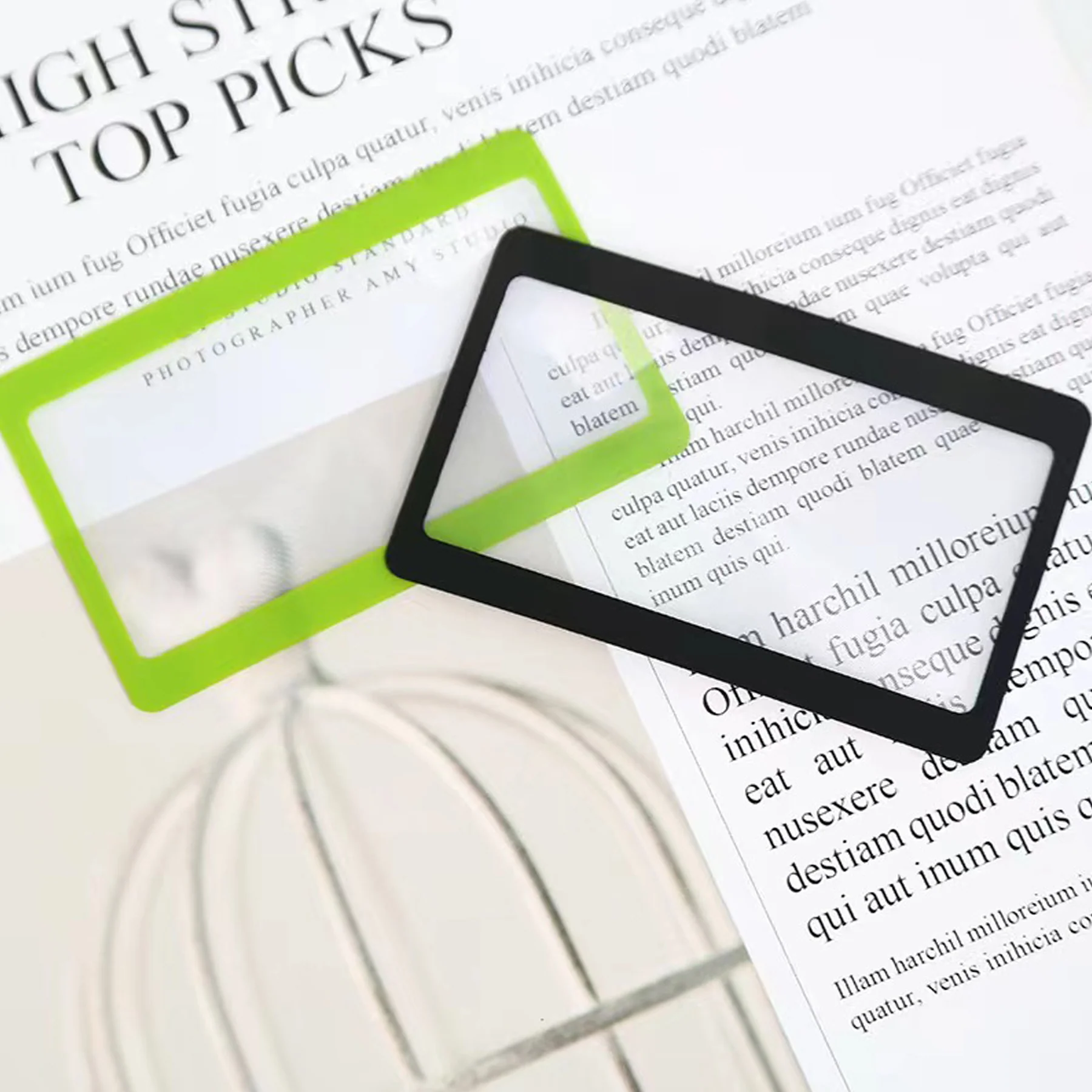 Magnifying Lens Business Card