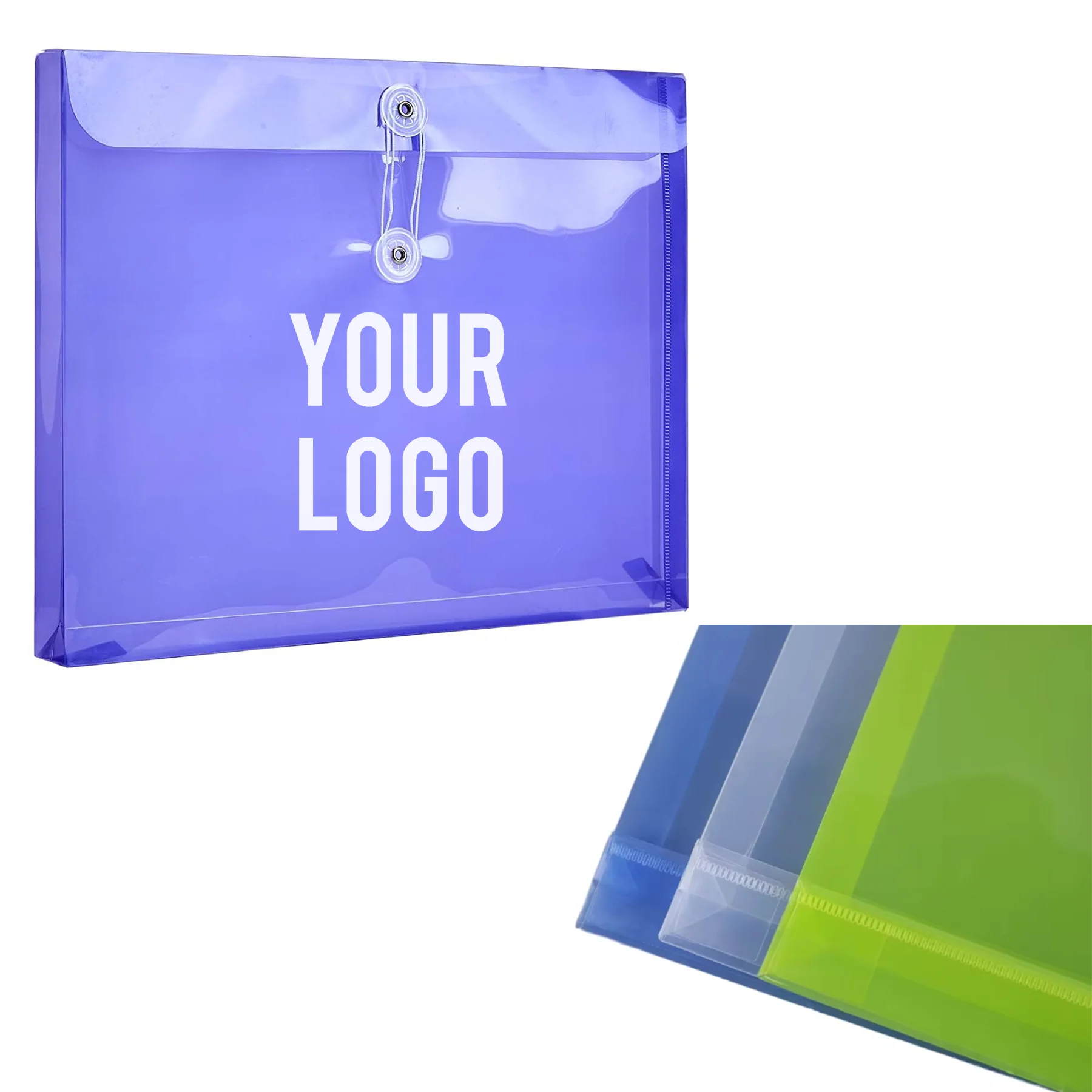 Envelopes Poly File Folders Tied Buckle
