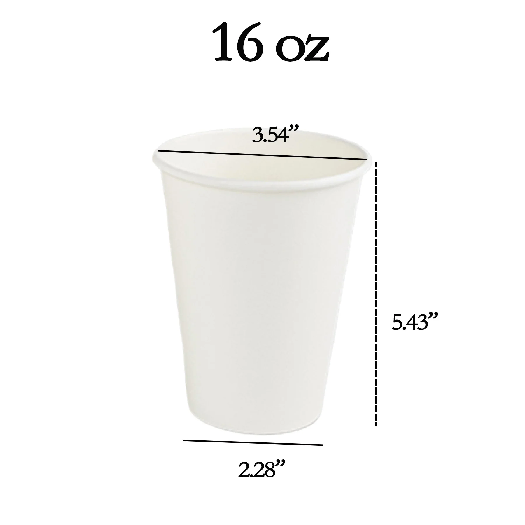 16 Oz Disposable Paper Cup
