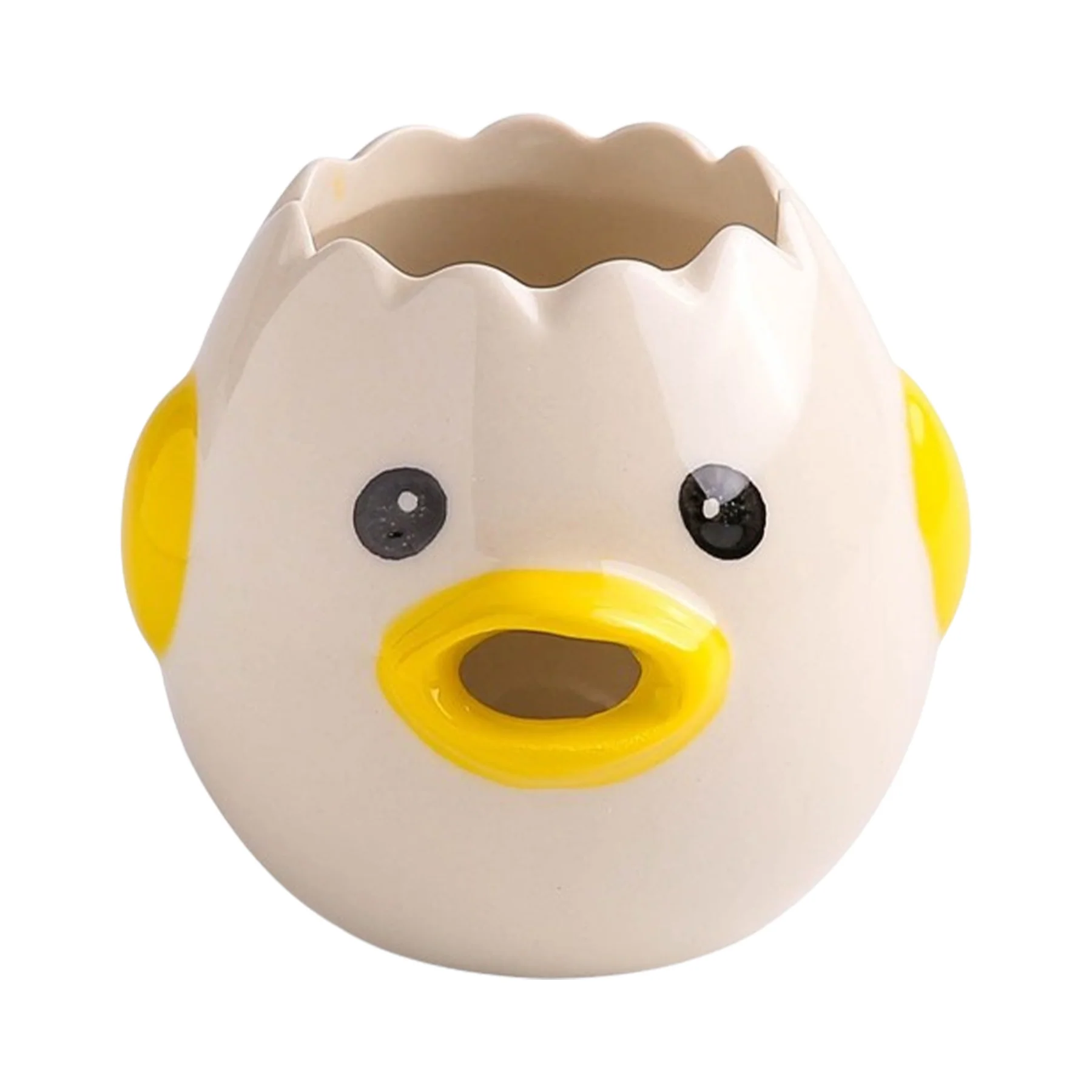 Cute Chicken Shape Porcelain Egg Yolk Egg White Separator