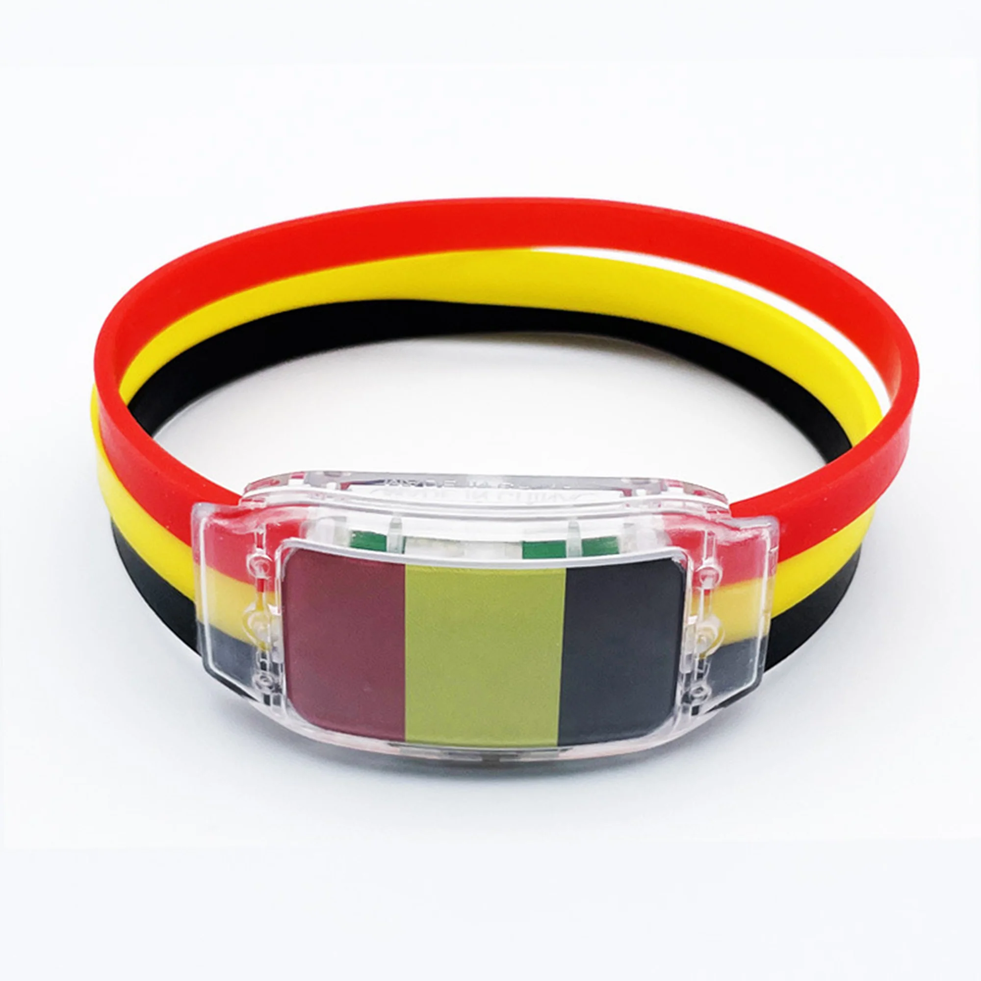 Silicone LED Flag Bracelet