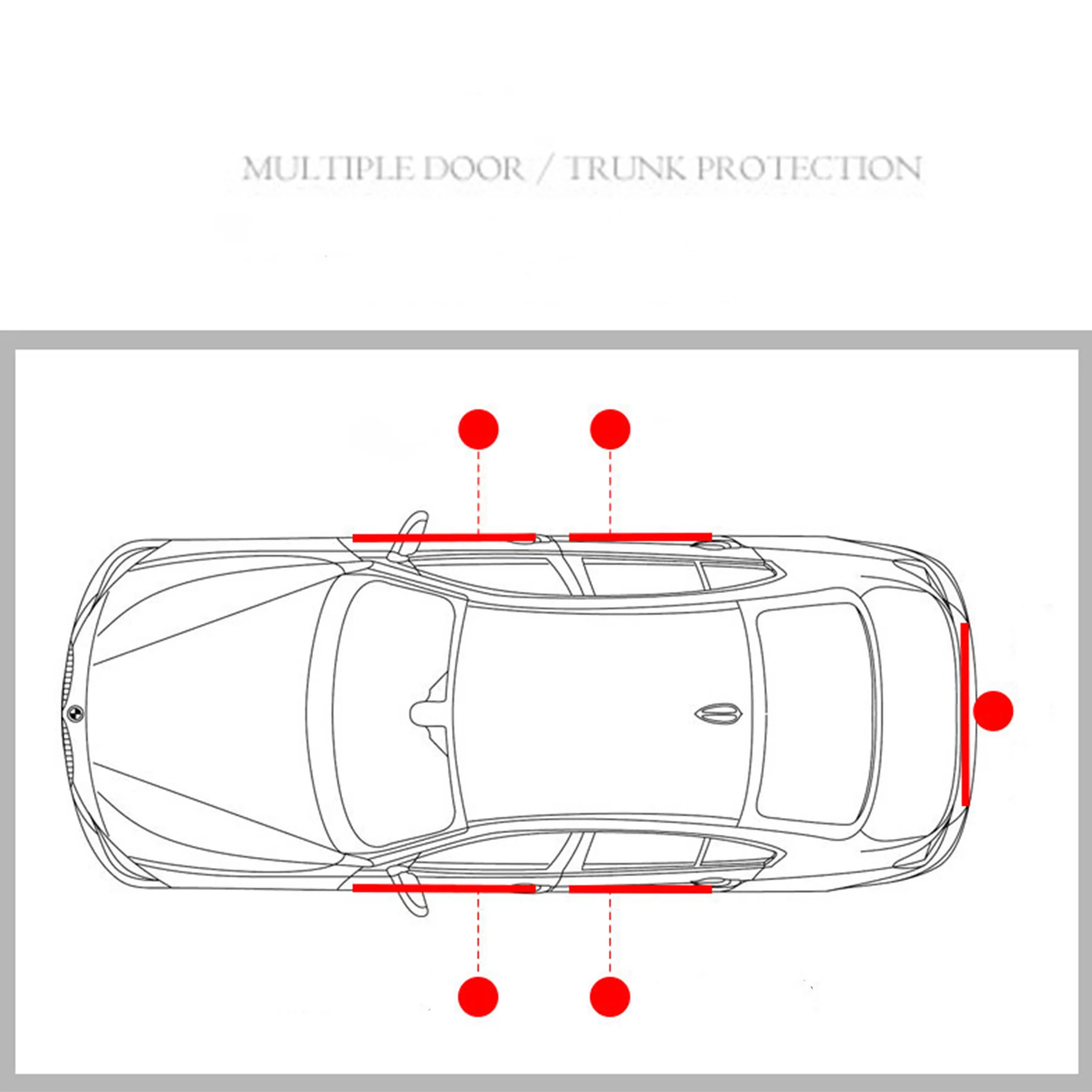 Customizable Anti-Scratch Carbon Fiber Stickers For Cars