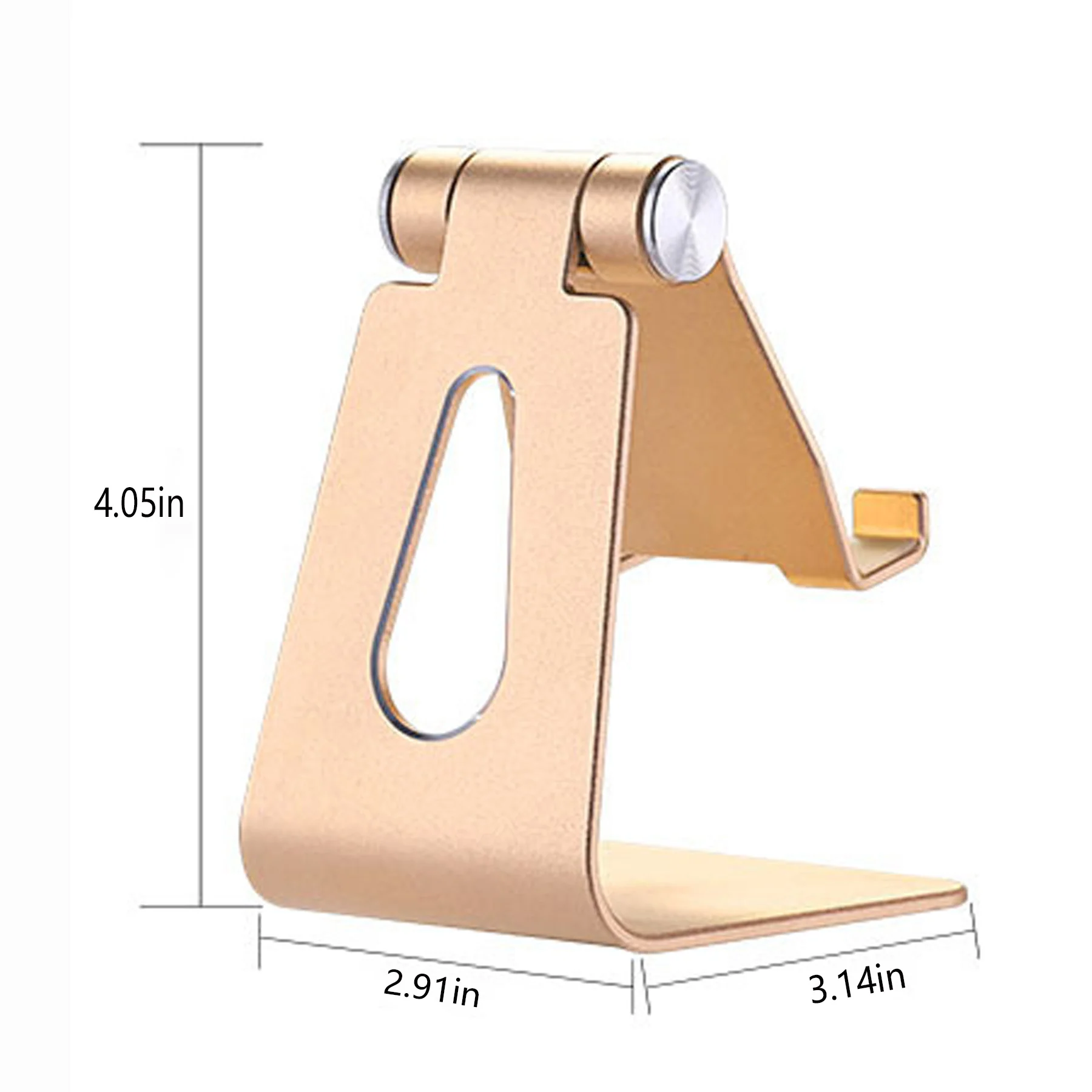 Aluminum Phone and Tablet Stand, Foldable Desktop Holder