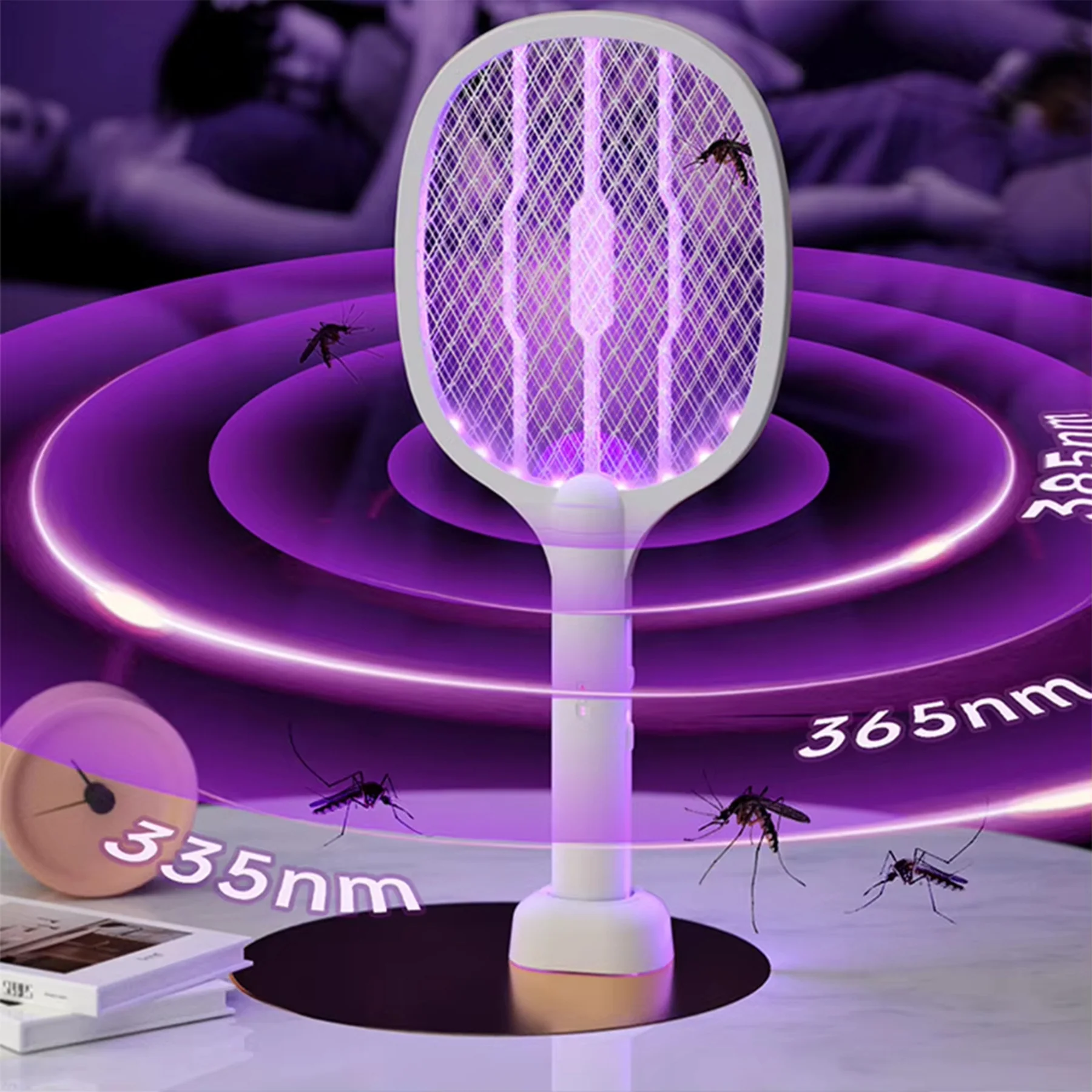 Electric Fly Swatter Mosquito Trap Lamp