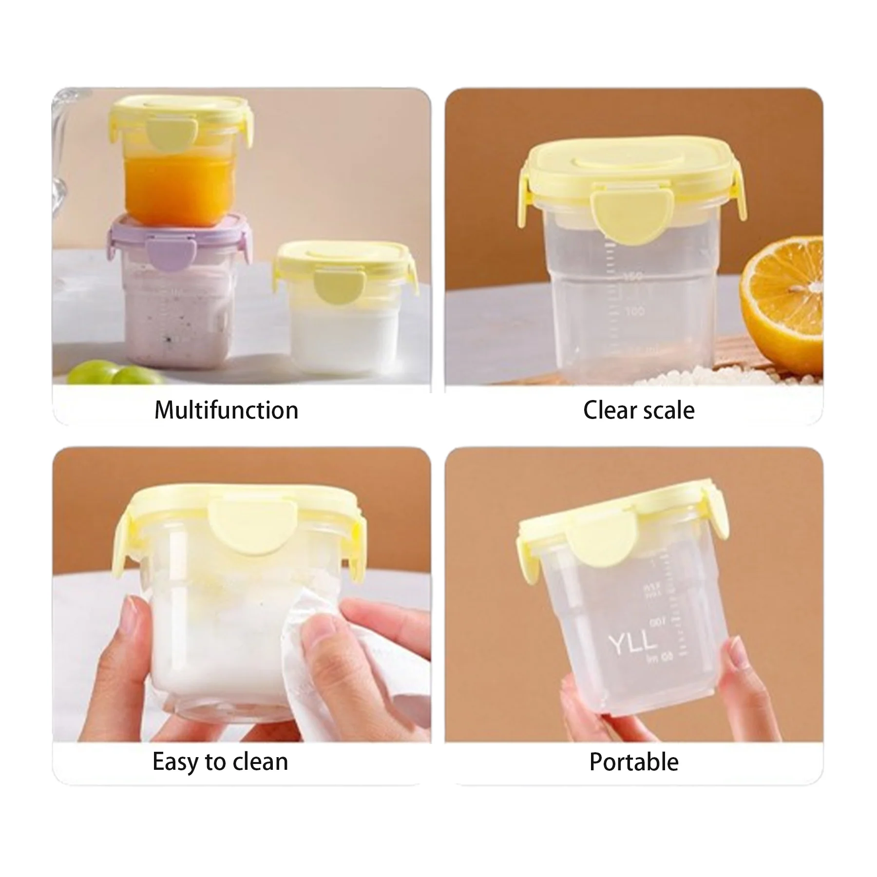 200Ml Baby Food Containers With Removable Ice Packs