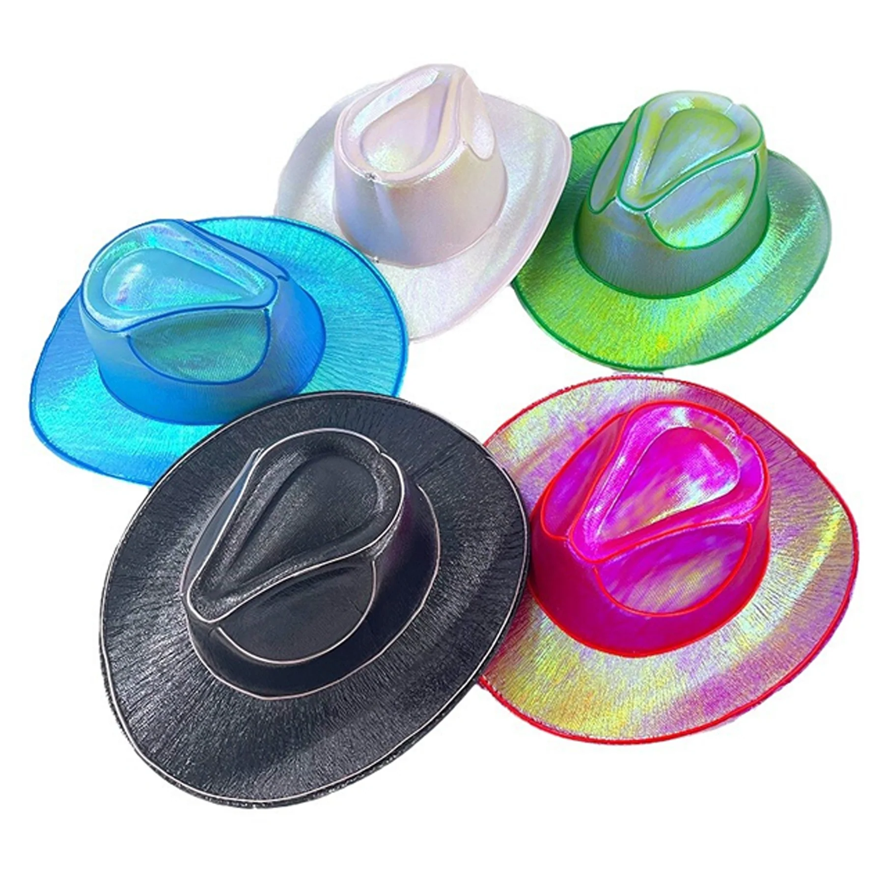 Led Lighting Laser Cowboy Hat