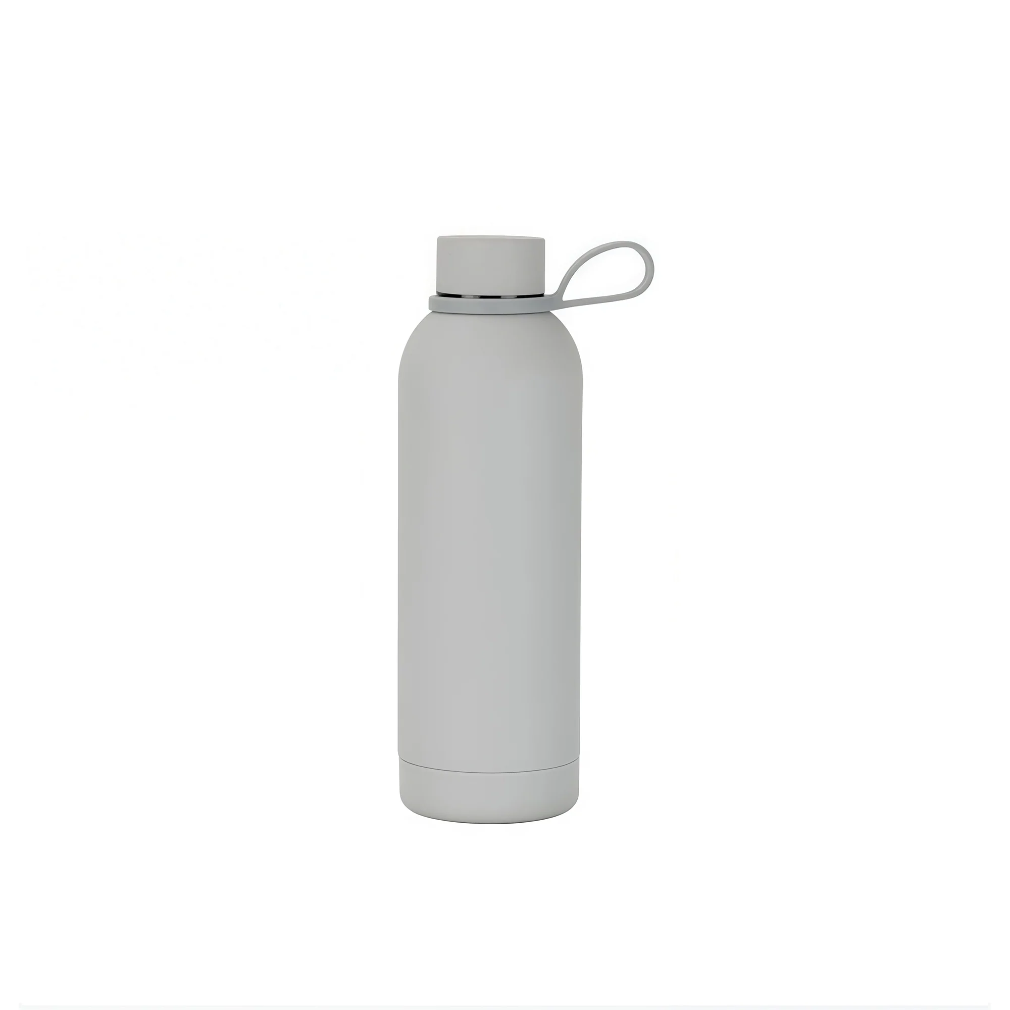 17Oz Stainless Steel Rubber Coated Double Wall Water Bottle