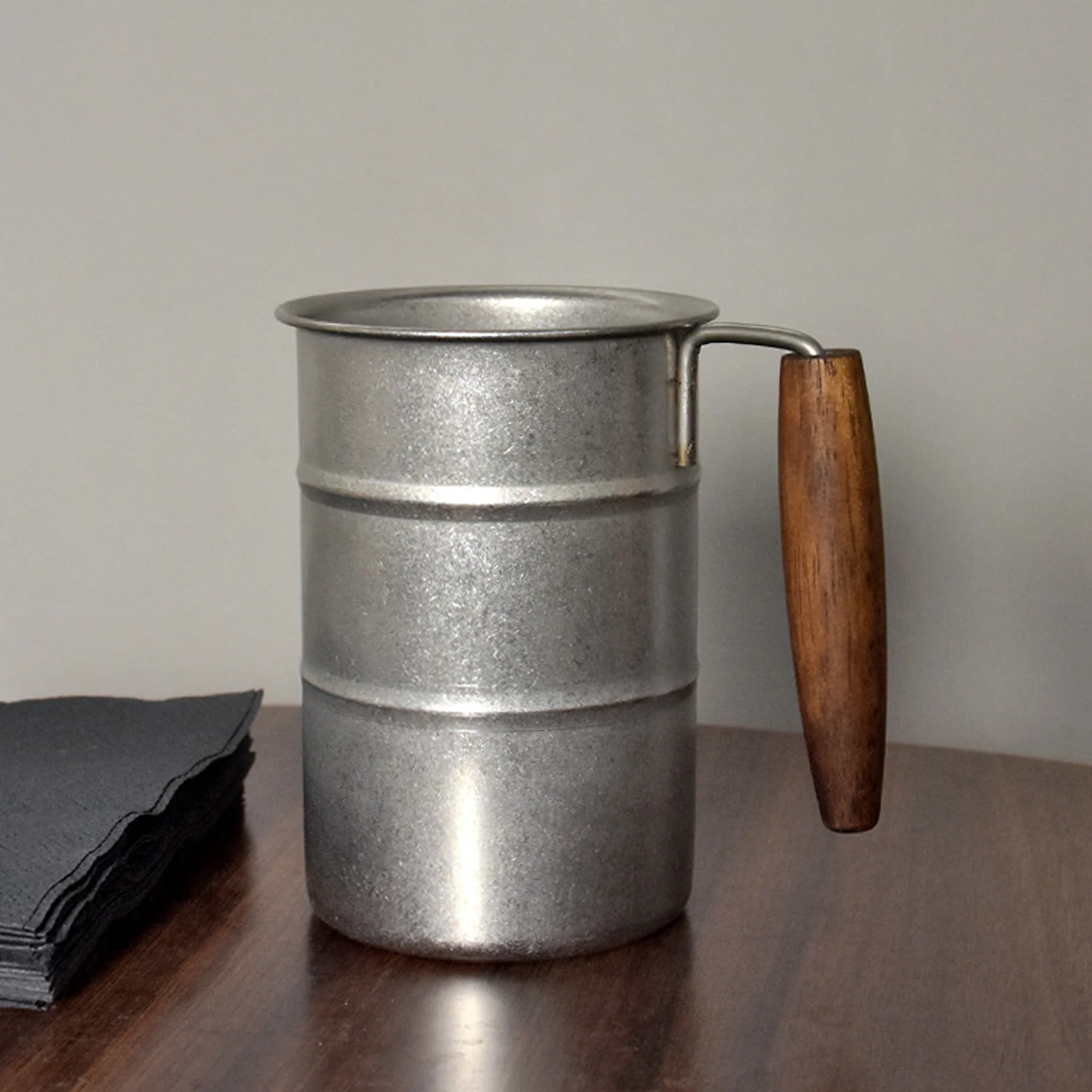 Retro Industrial Style Stainless Steel Cup
