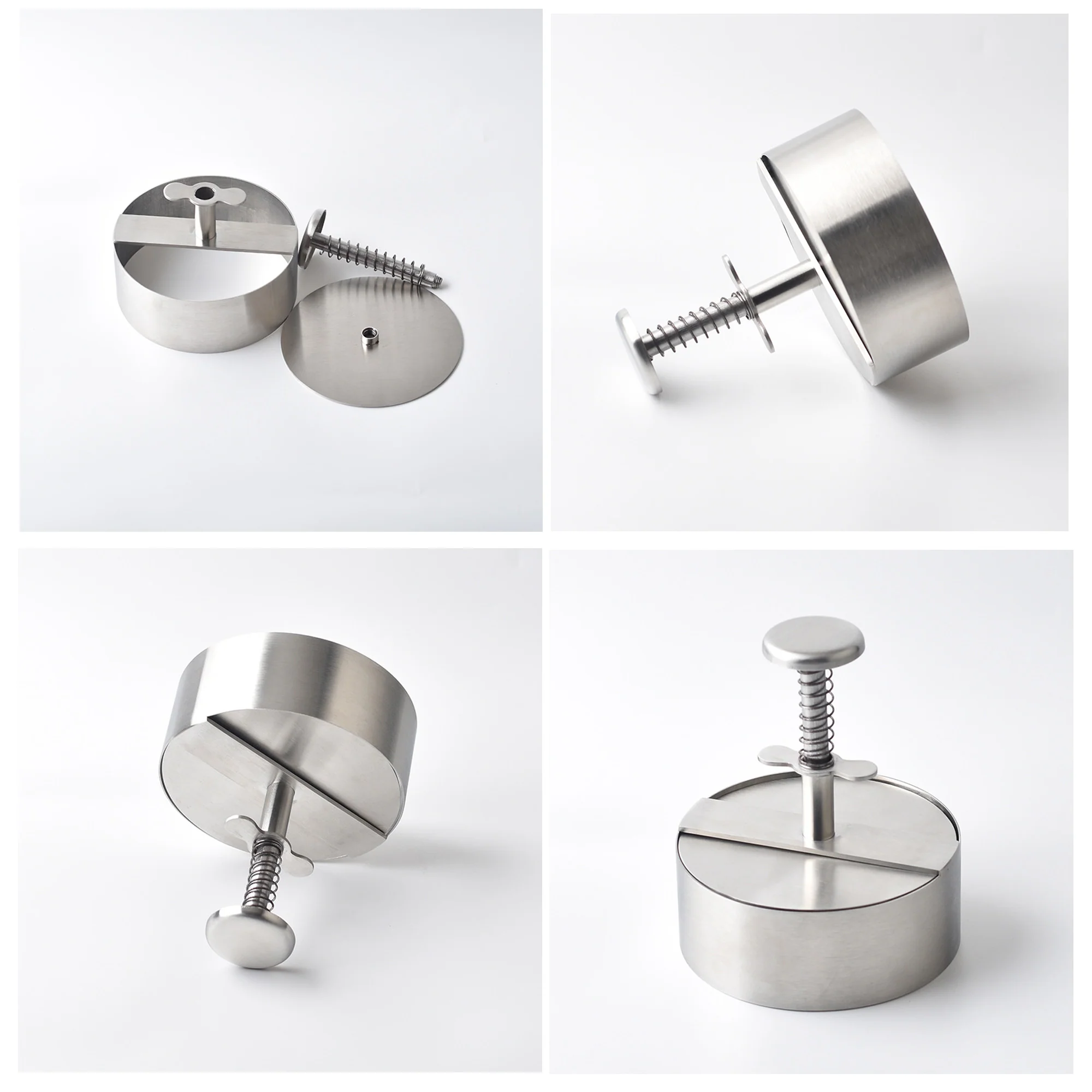 Adjustable Stainless Steel Manual Hamburger Press