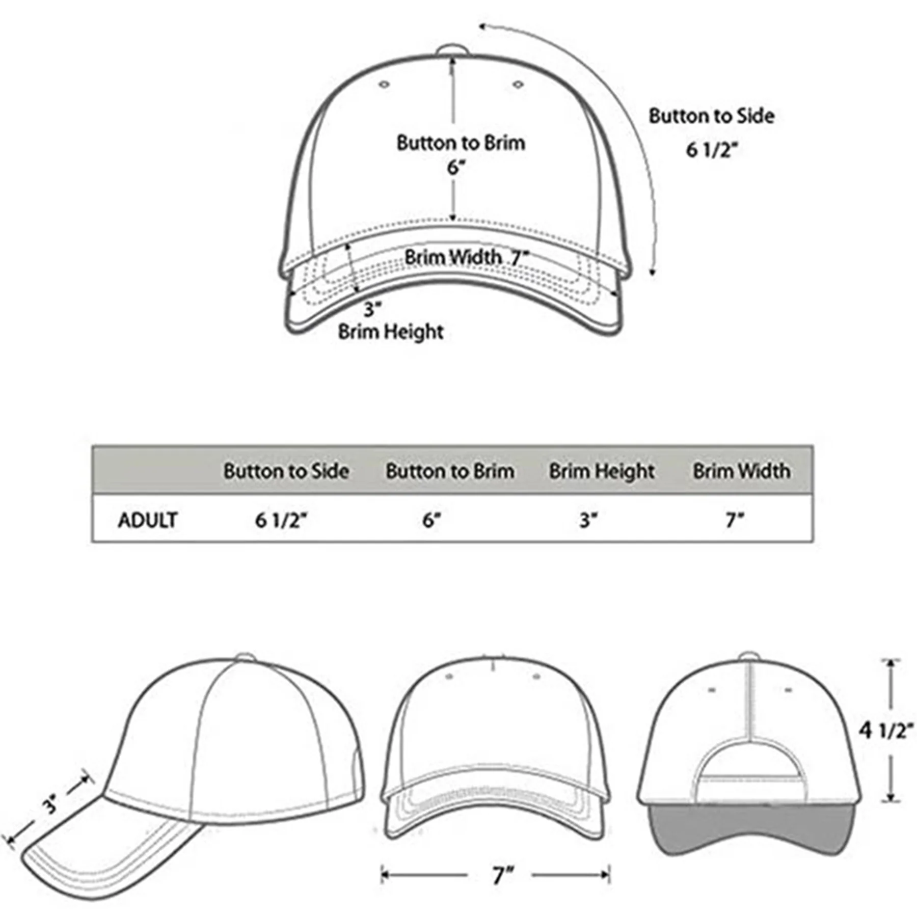 Adjustable Size Trucker Hats