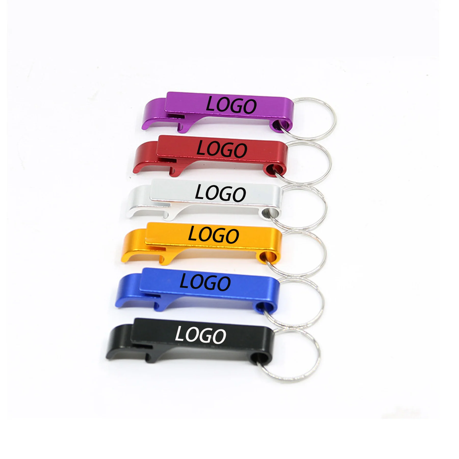 Aluminum Alloy Bottle Opener Keychain