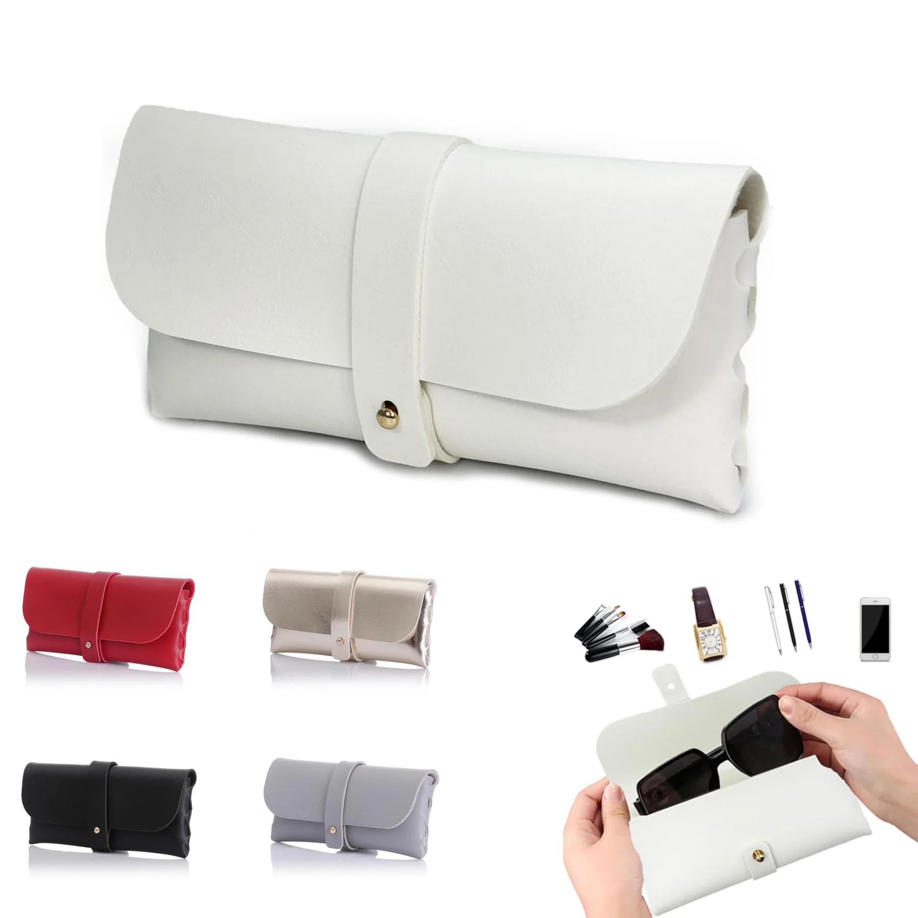 Leather Glasses Storage Pouch