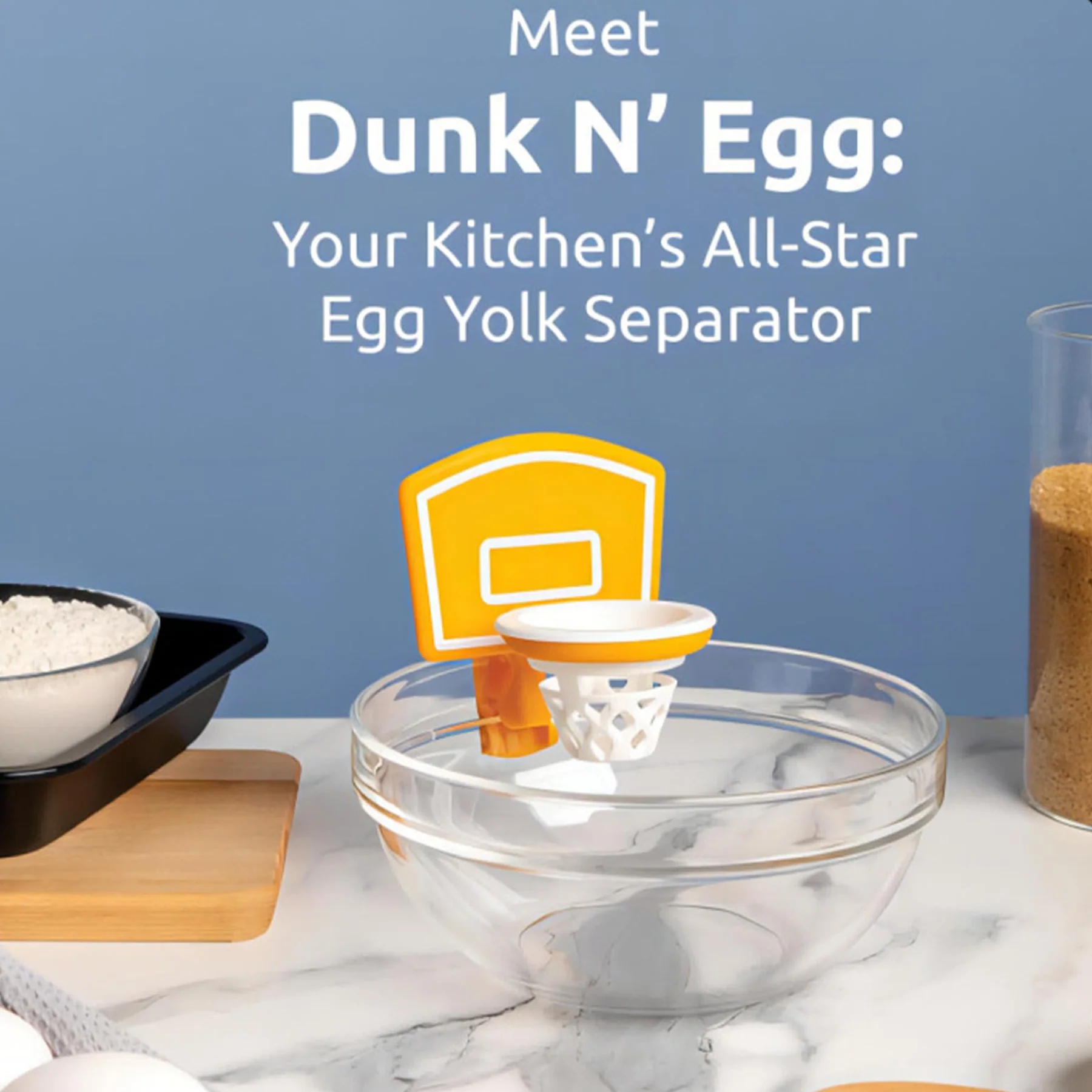 Basketball Hoop Egg Yolk Separator