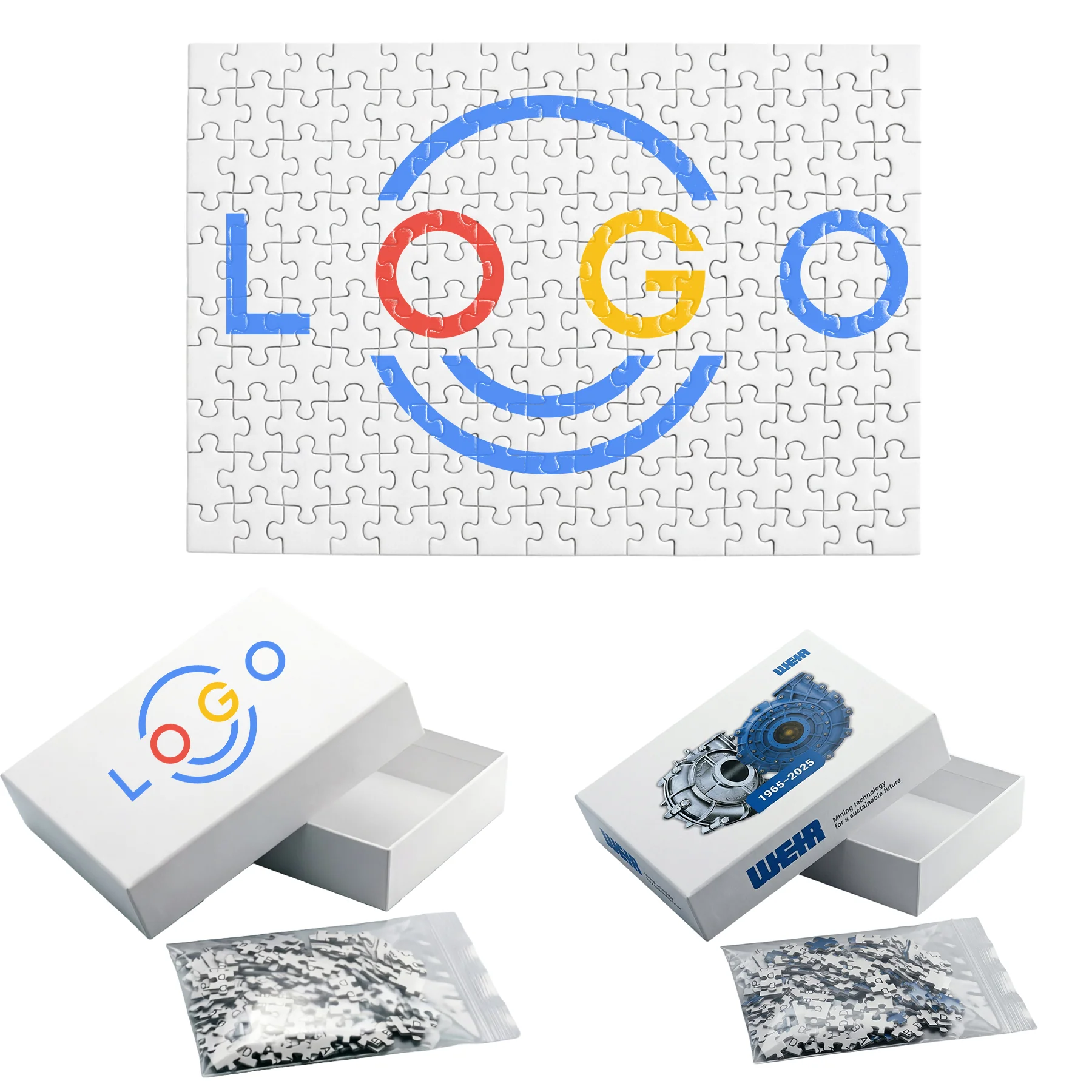 150-Piece Puzzle In A Two-Piece Box (9.84" × 7.87")