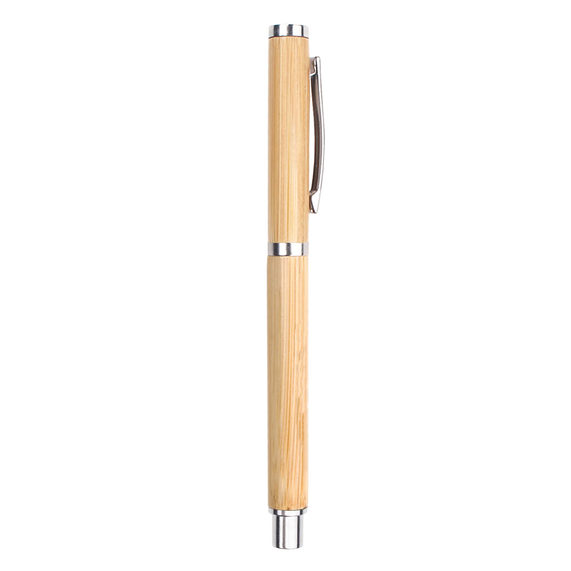 Bamboo Ballpoint Pen With Sleeve
