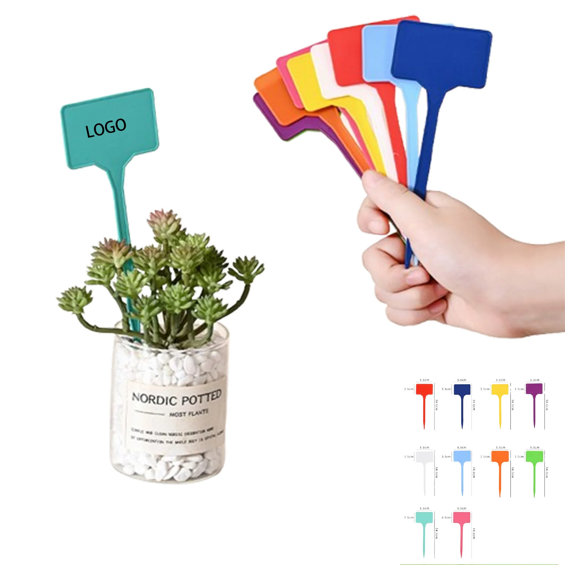T-Shape Plastic Garden Plant Label Plant Nursery Markers