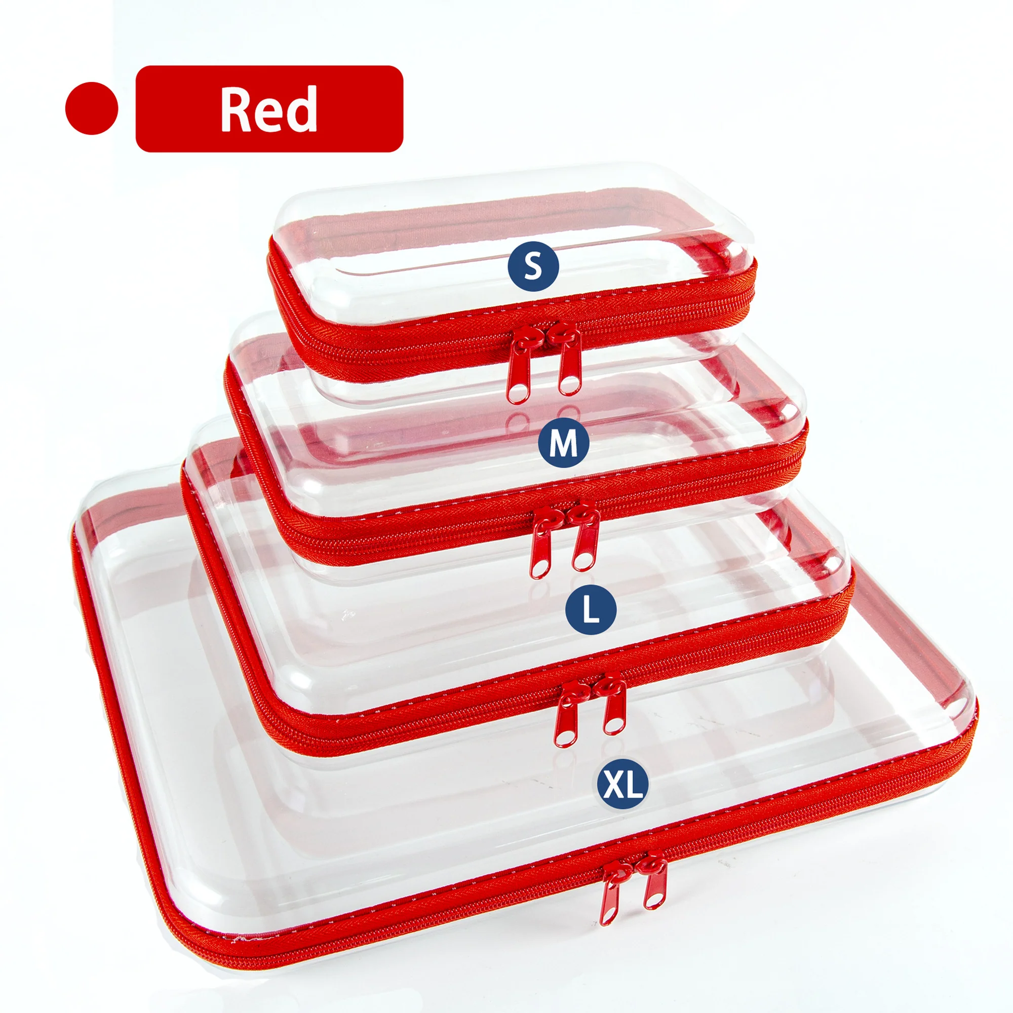 Clear Hard Plastic Zipper Case