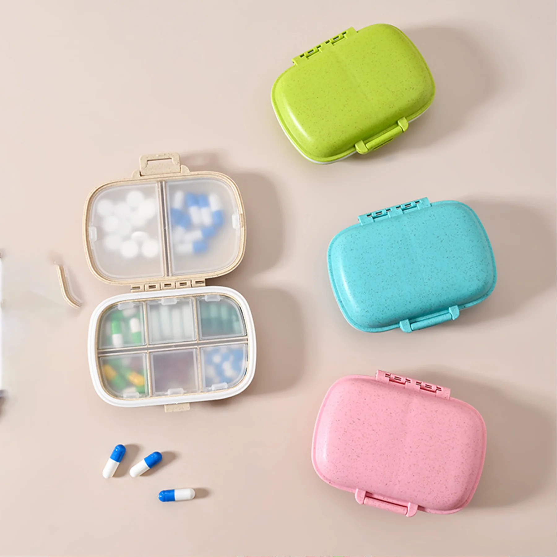 Portable Pill Case For Travel With Medication