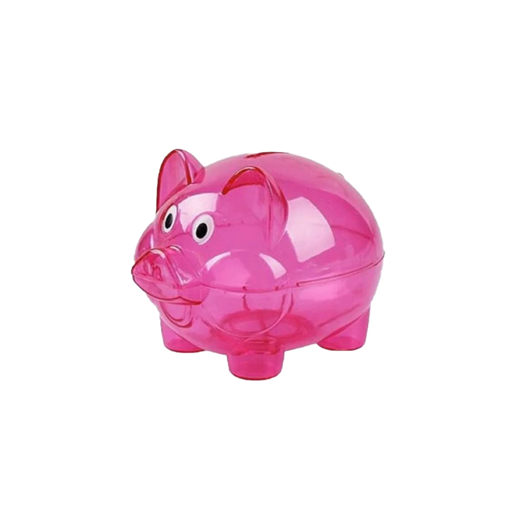 Clear Plastic Coin Bank