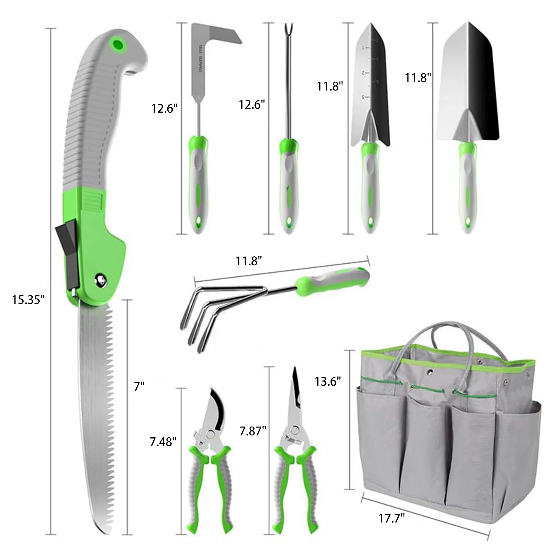 Stainless Steel Heavy Duty Gardening Tools Set