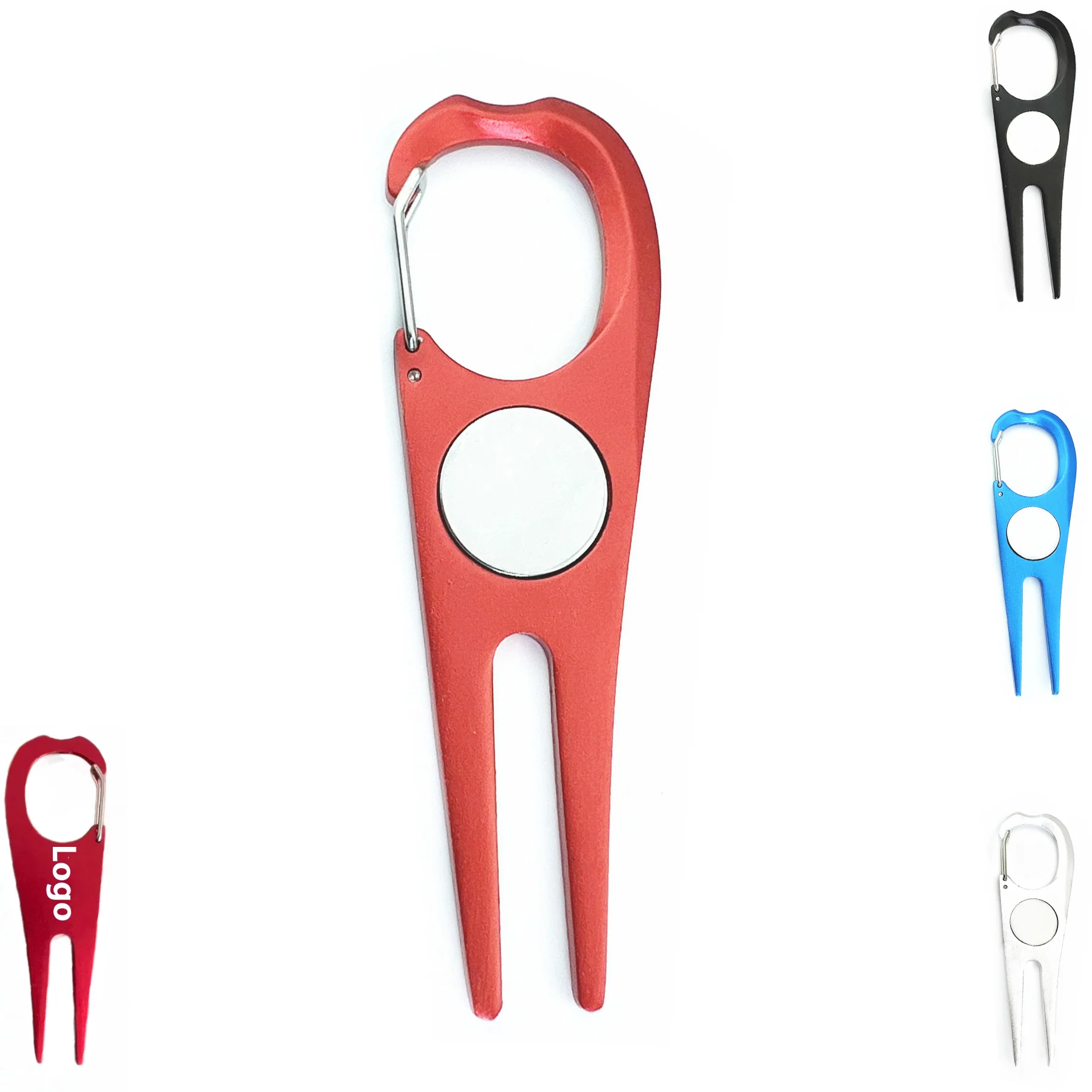Golf Divot Tool With Ball Marker