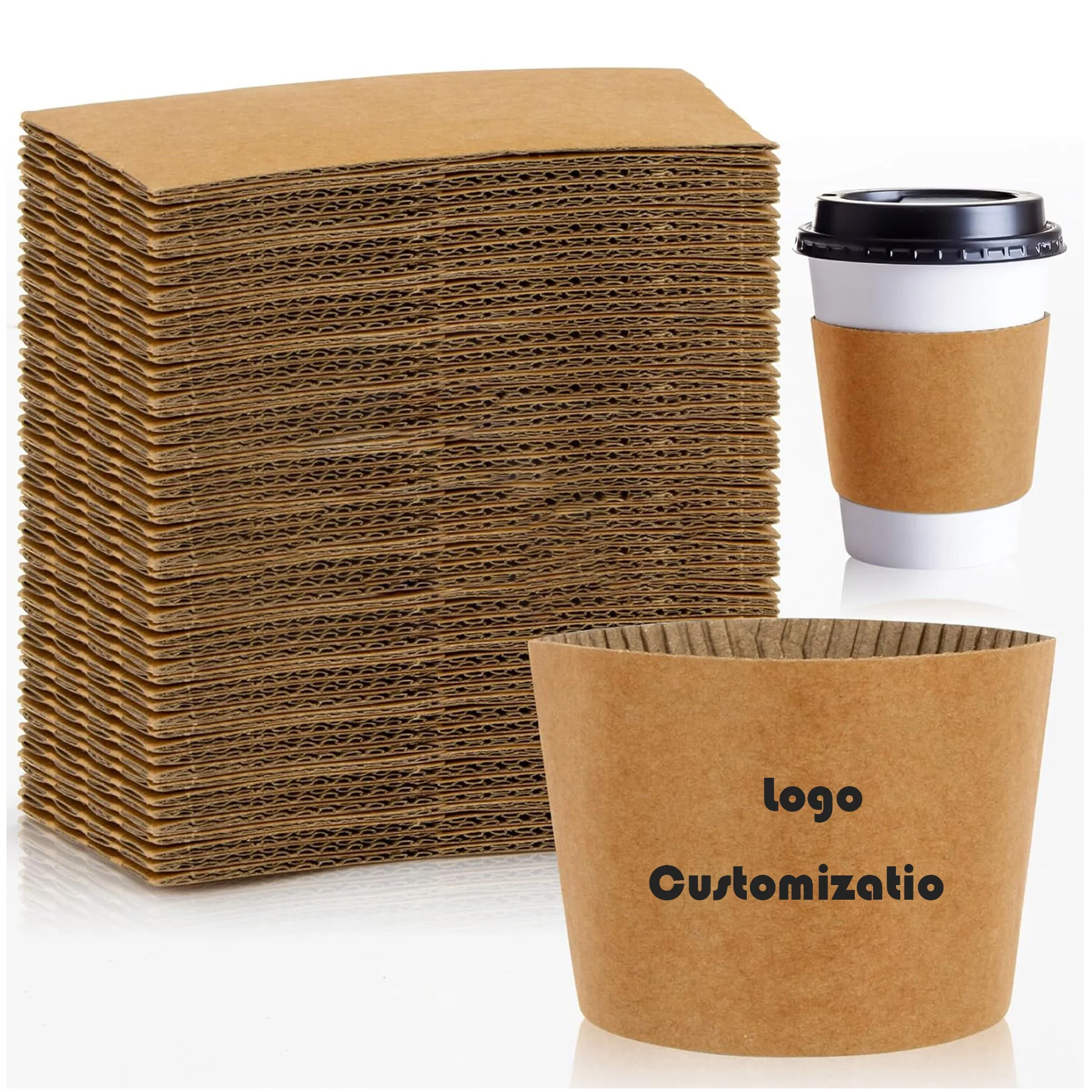 Hot Coffee Cup Corrugated Sleeve