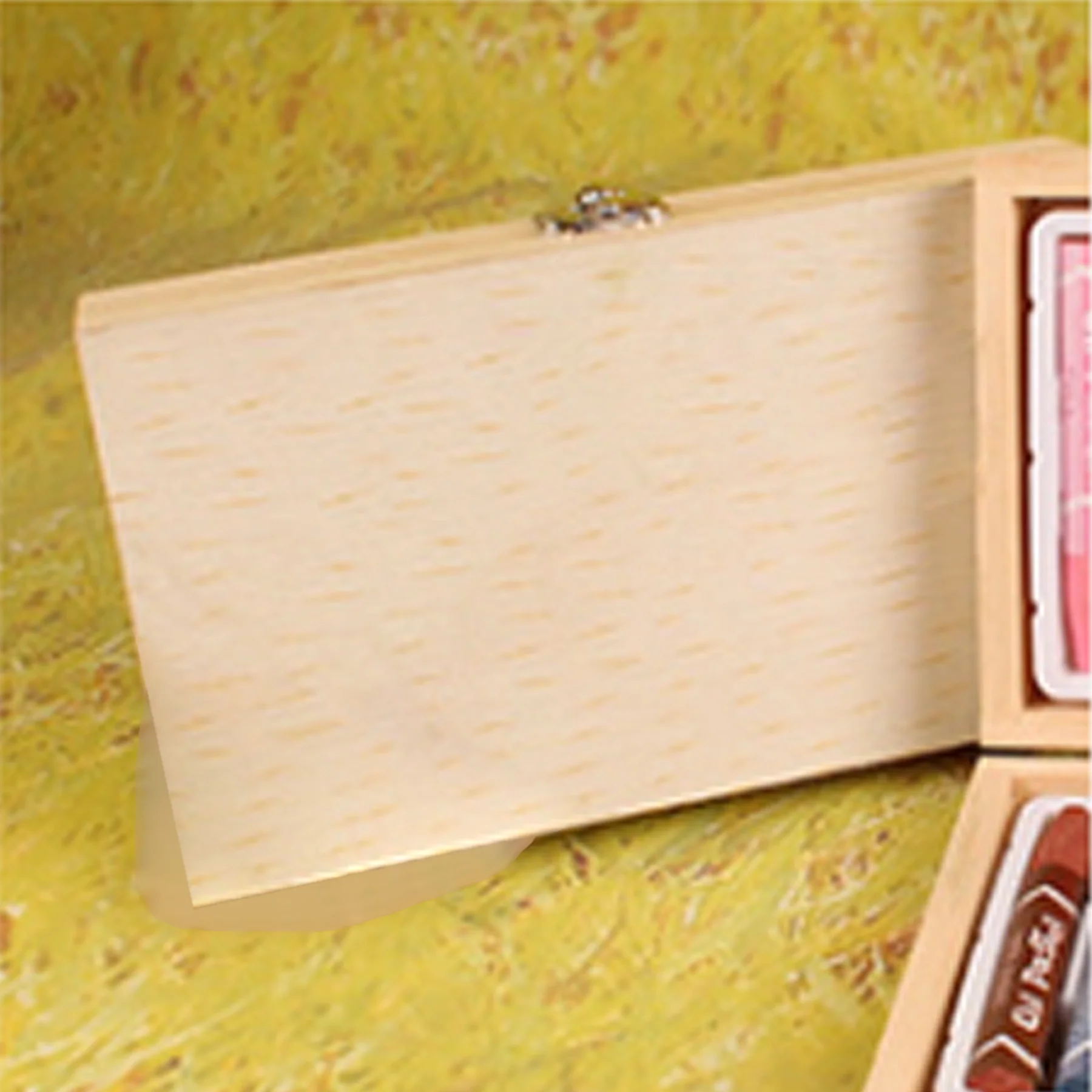 24 Colors Crayons Wooden Box Set