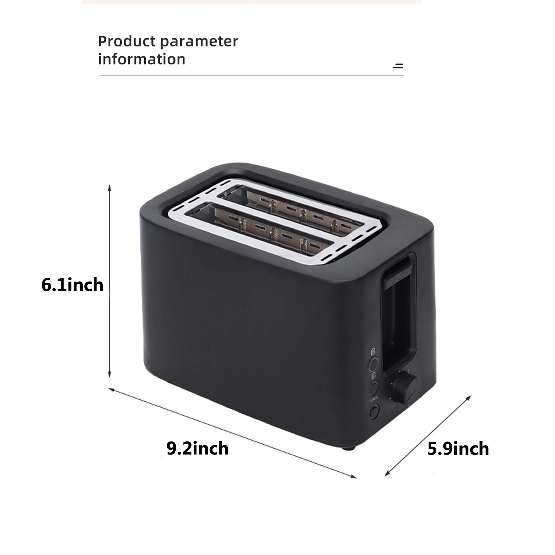 2-Slice Sandwich & Toast Breakfast Maker
