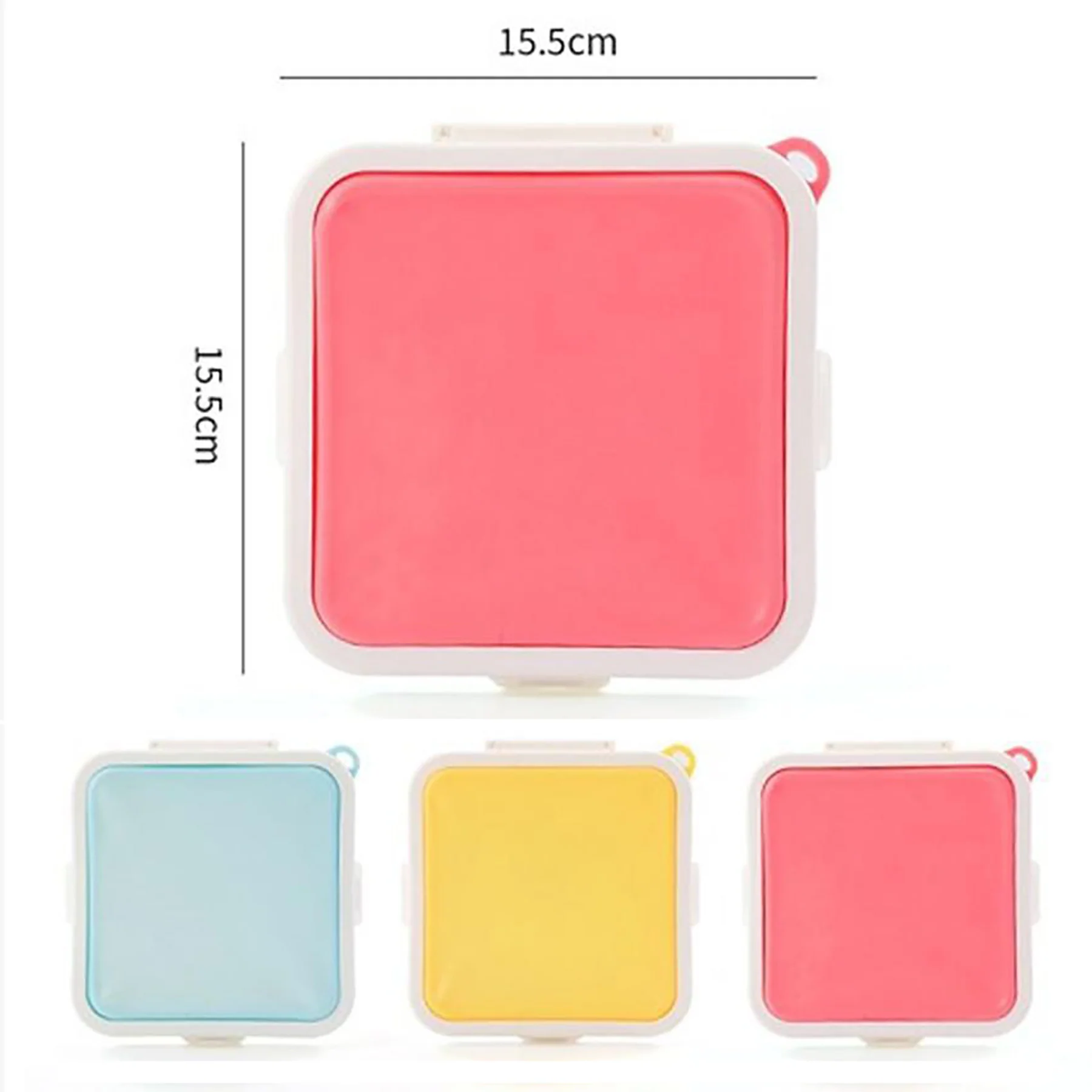 Reusable Silicone Sandwich Storage With Snap-Off Lunch Box