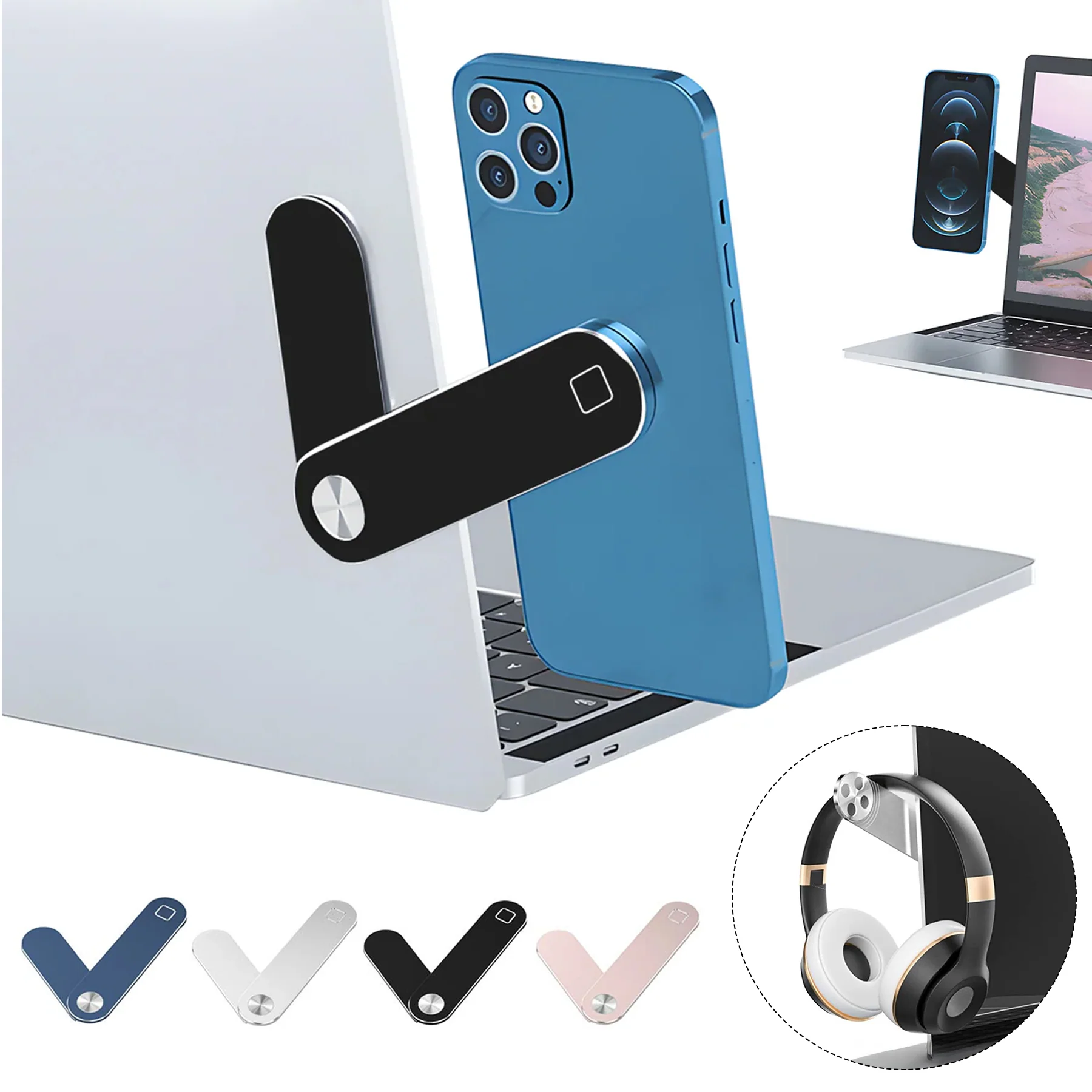 Foldable Aluminum Phone Headphone Stand Portable