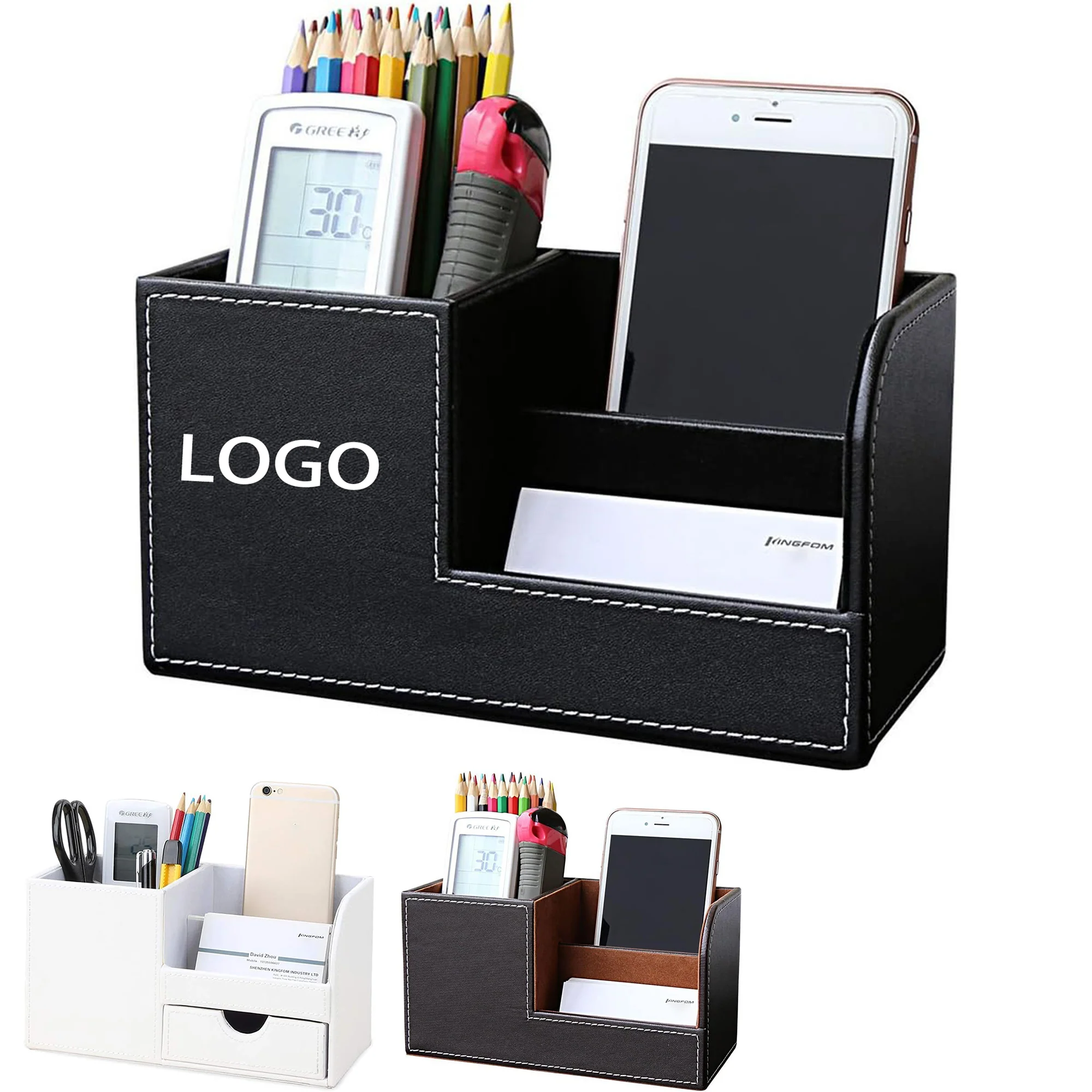 Pu Leather Multi-function Storage Box
