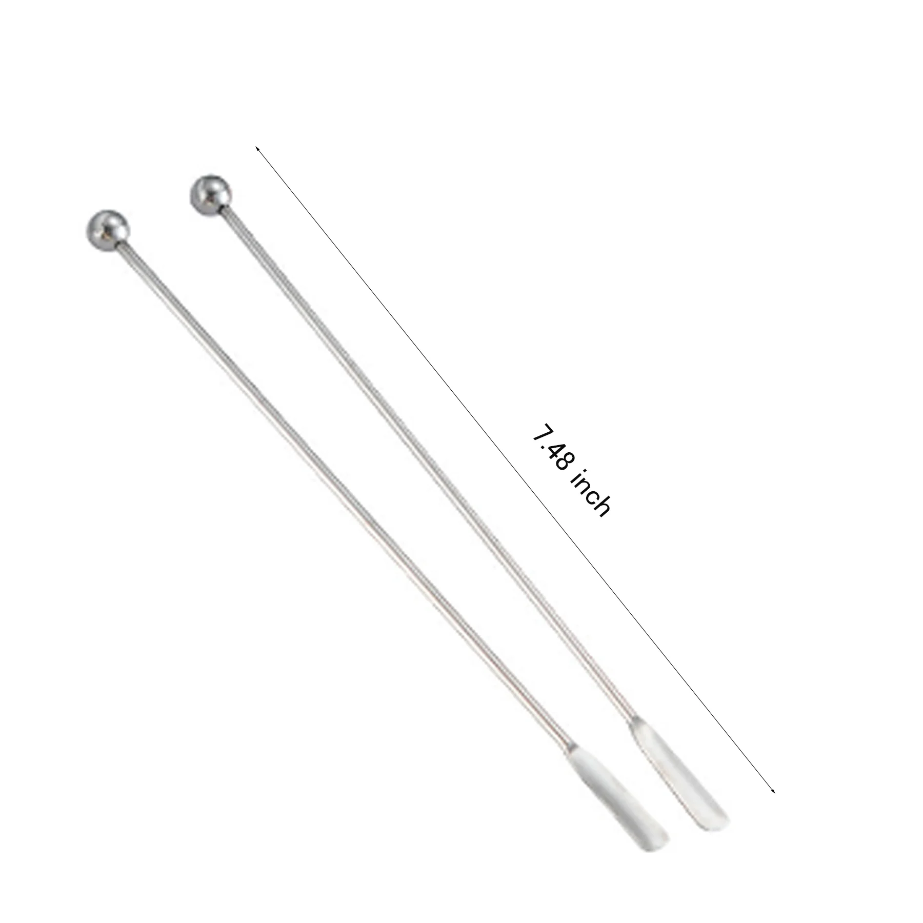 7.48 Inch Stainless Steel Swizzle Stick