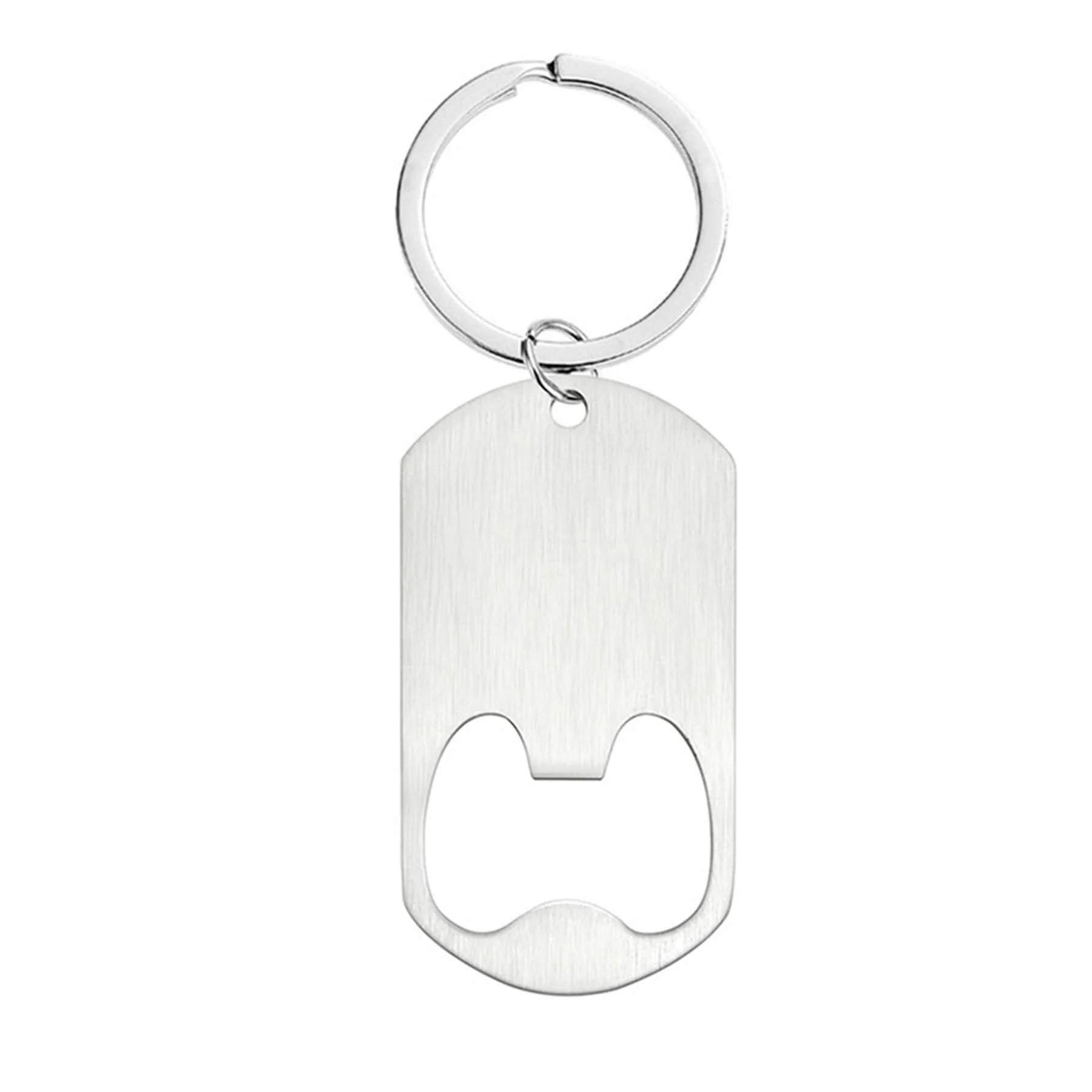 Bottle Opener Stainless Steel Keychain